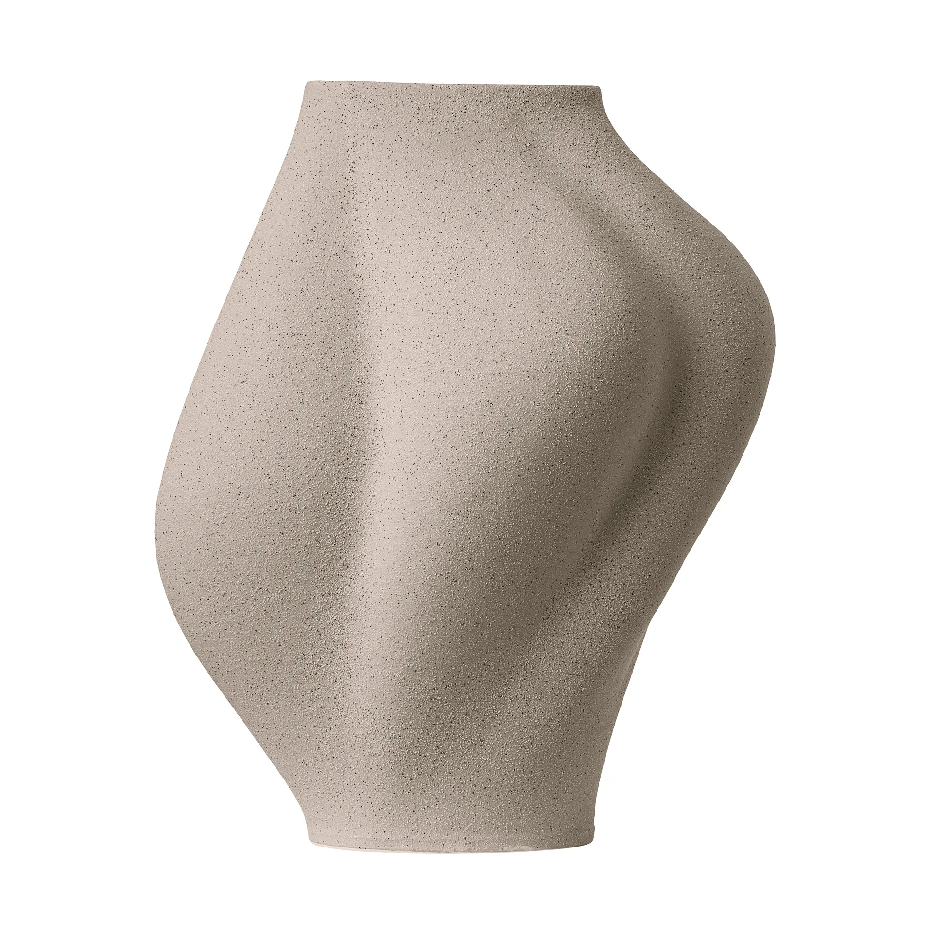 AYTM Saltare vase Taupe, Ø17×35 cm