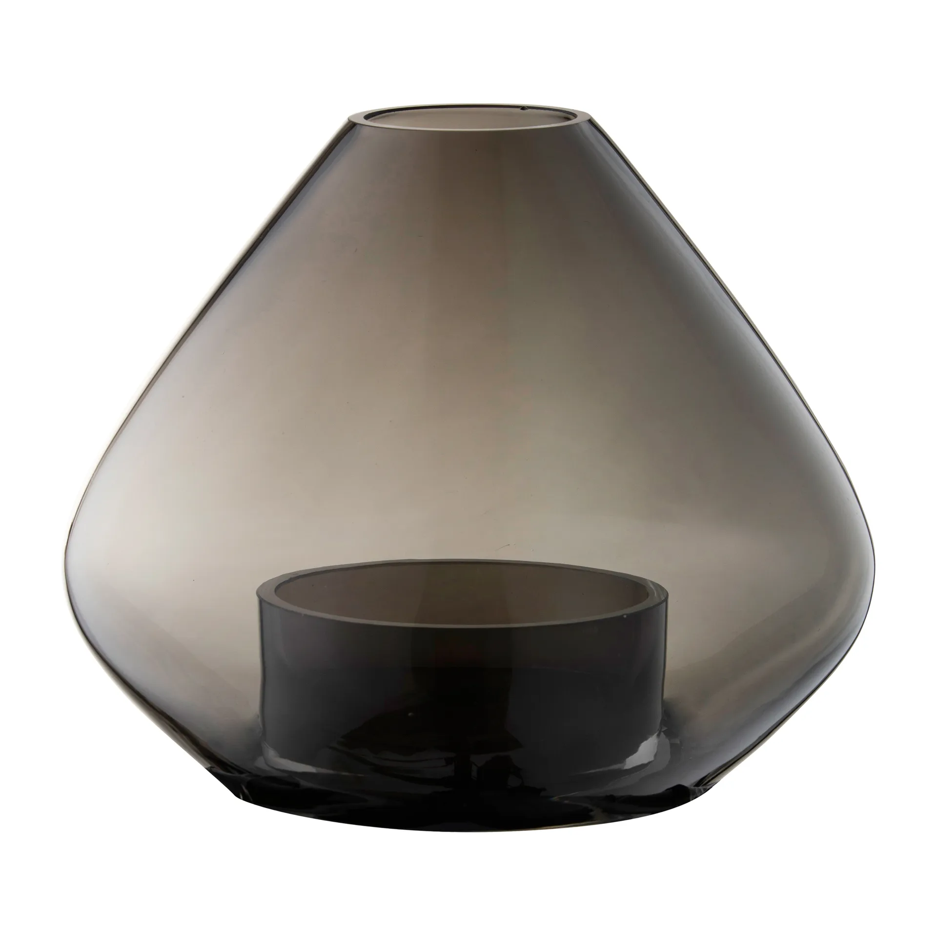 AYTM Uno lanterne/vase 12 cm Sort