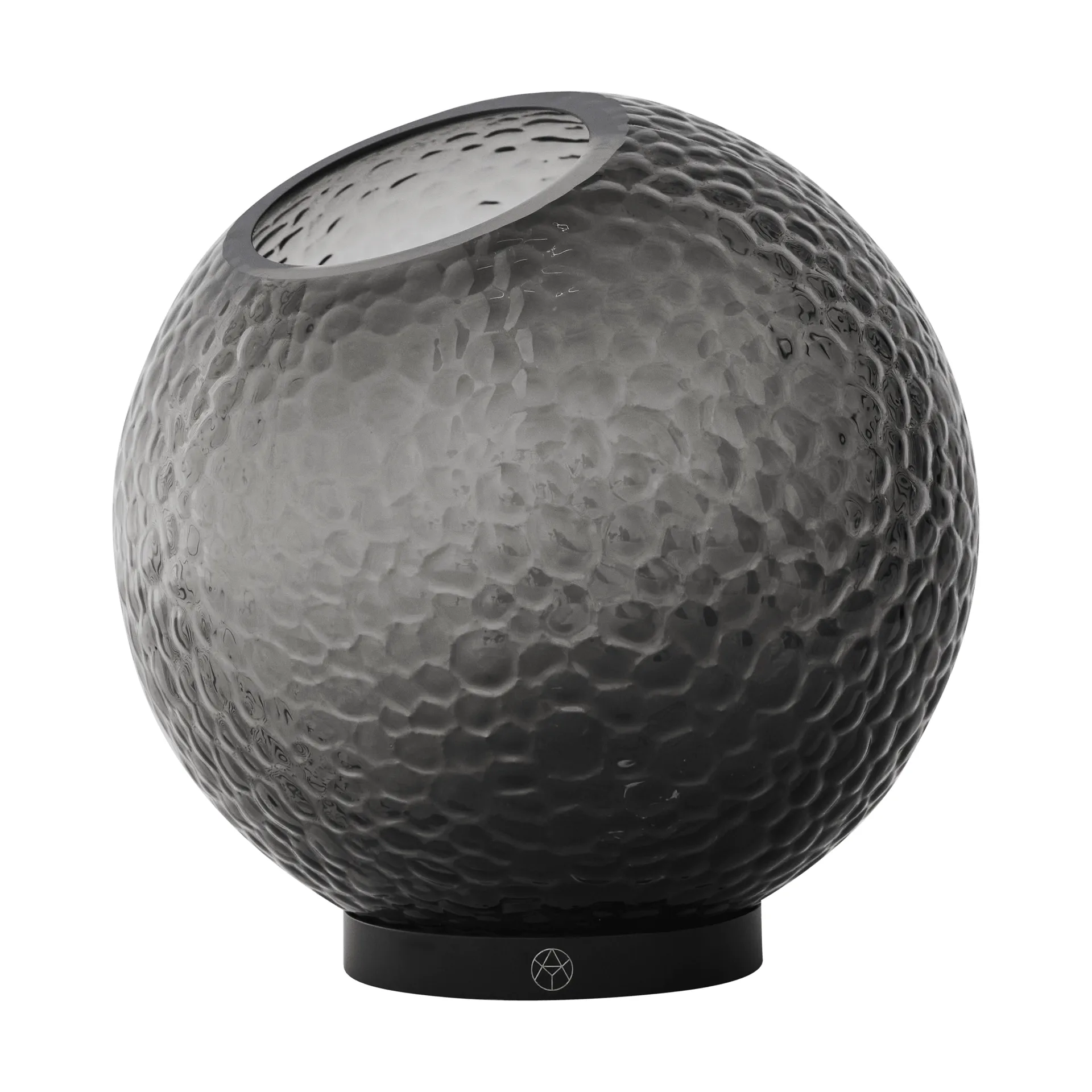 AYTM Vase Globe Bubbles Ø Black — vue 4