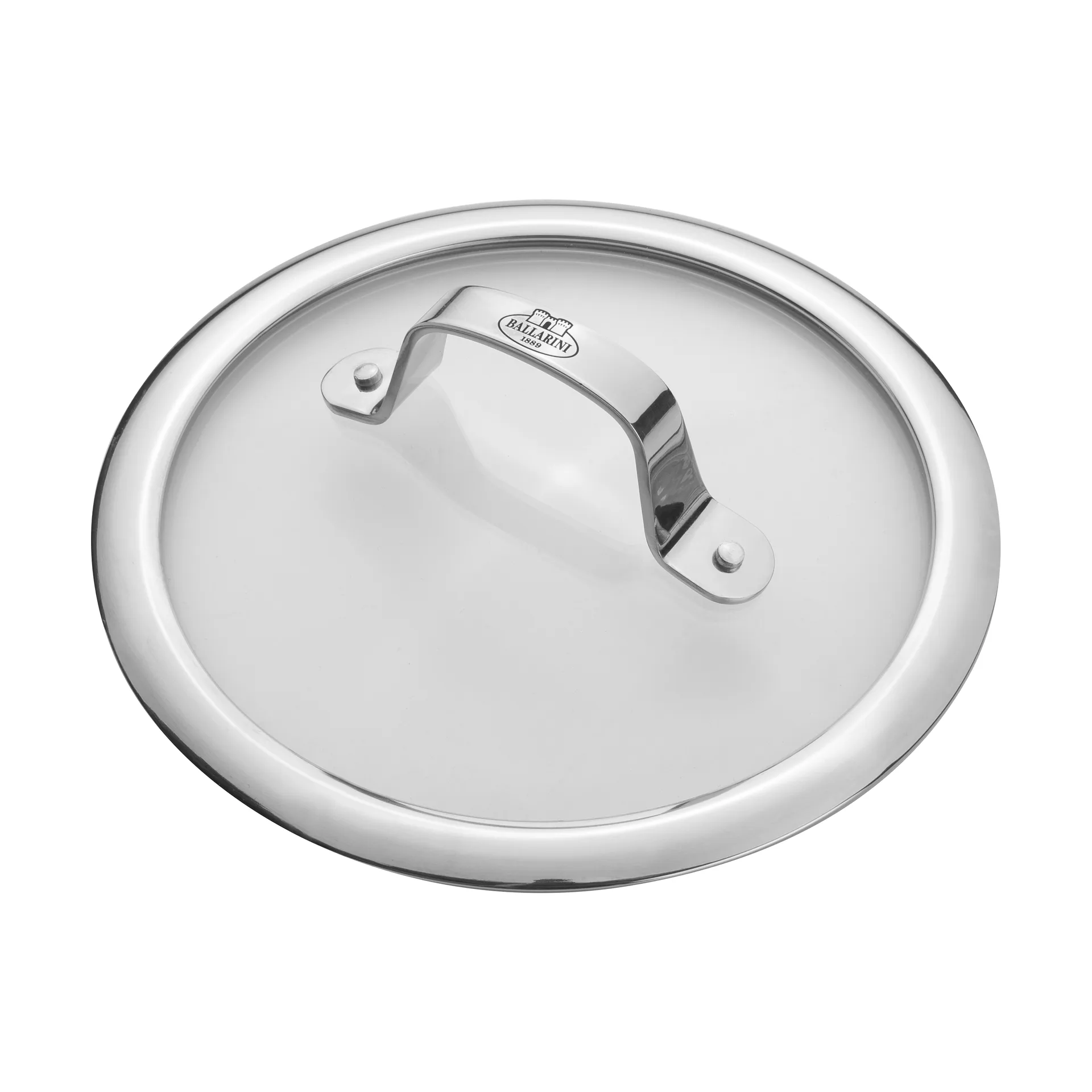Ballarini Ballarini glaslåg rustfrit håndtag 18 cm