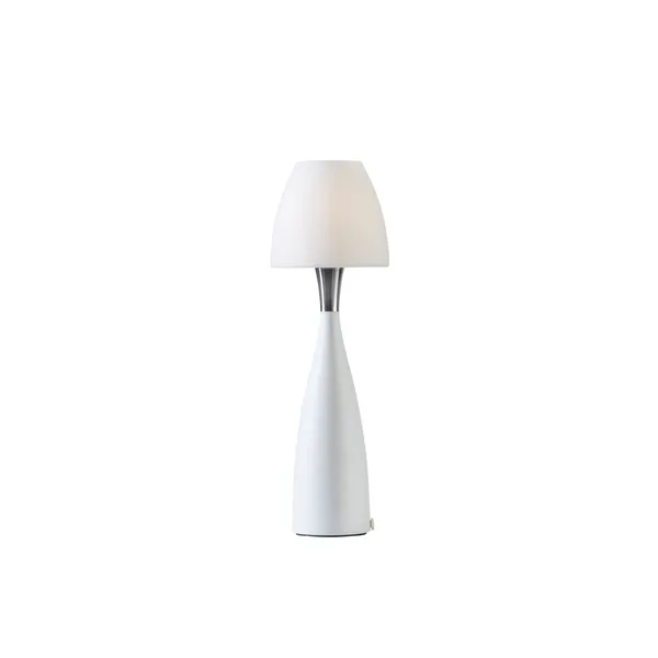 Anemon bordslampa, liten, vit opal