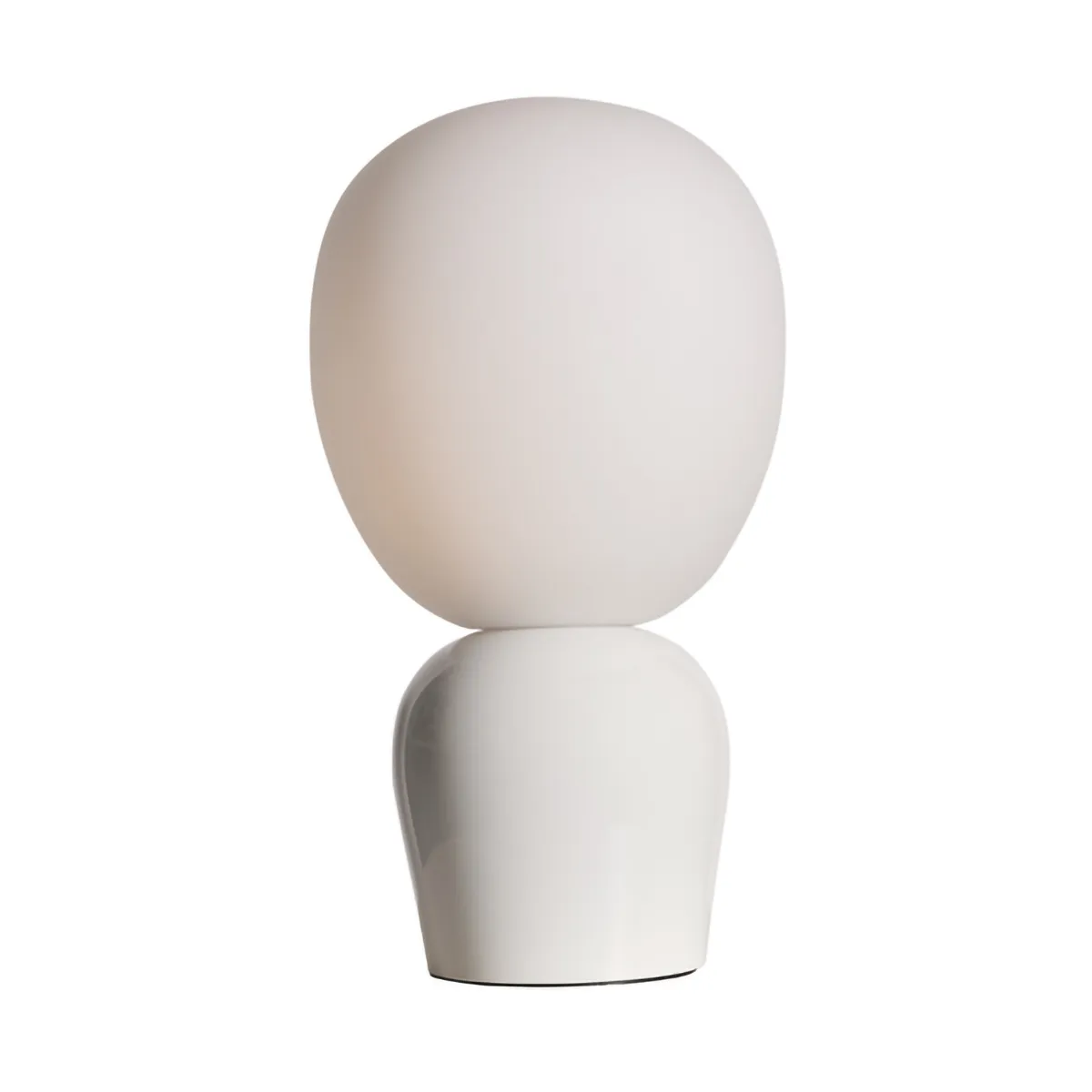 Buddy bordlampe, hvid, metal/glas, højde 33,5 cm - Belid - Stue - Design - Kugle