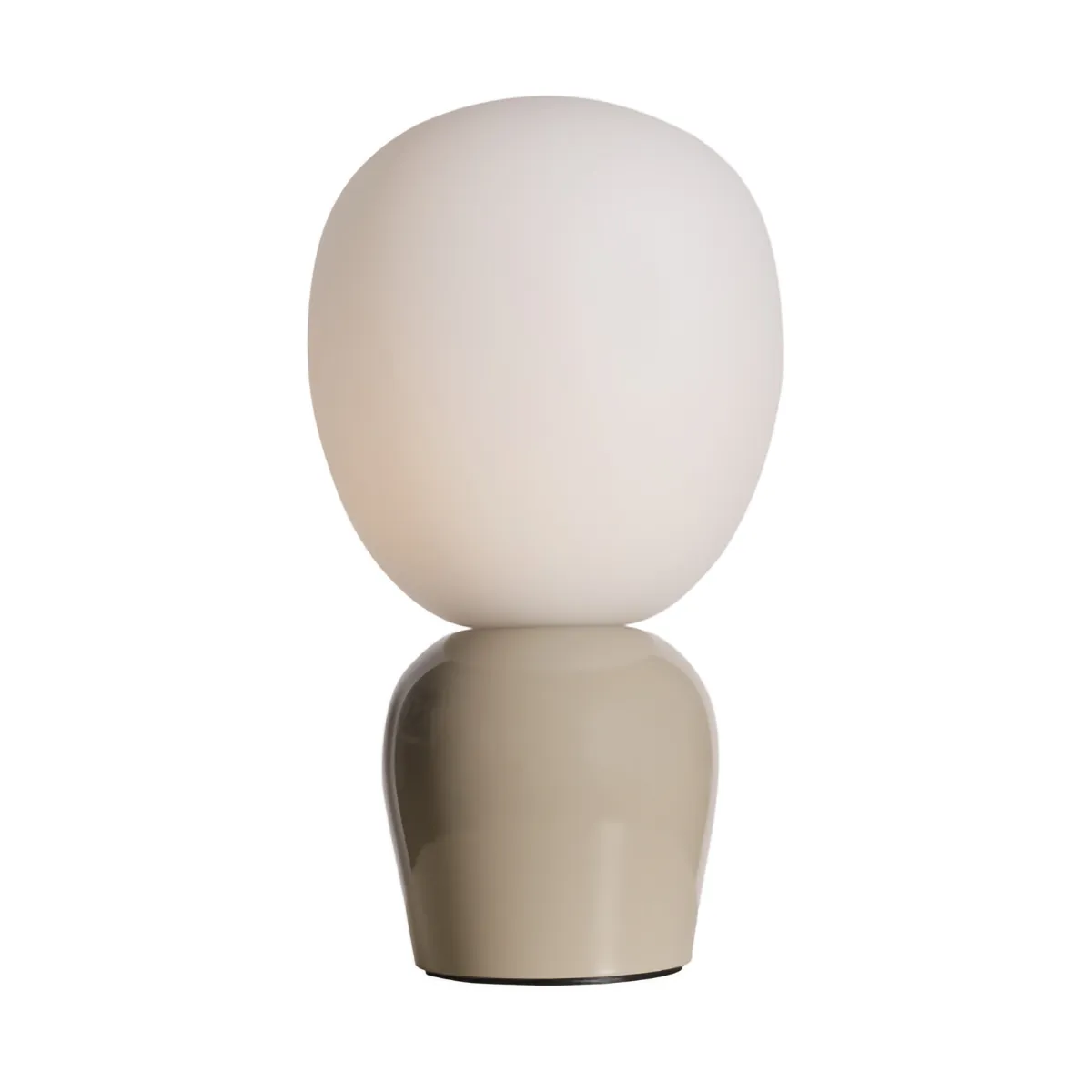 Buddy bordlampe, grå, metal/glas, højde 33,5 cm - Belid - Stue - Design - Kugle