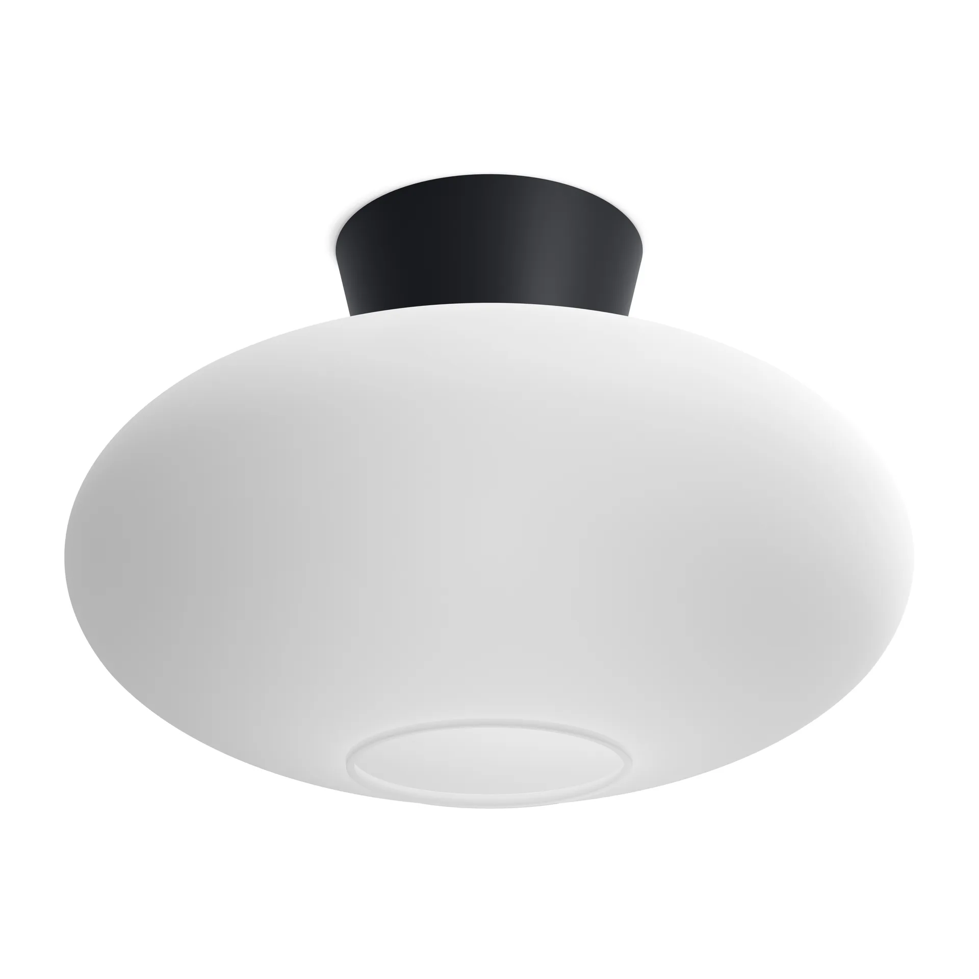 Bullo Loftlampe XL Ø38 Matt Black/Opal - Belid - Stue - Metal
