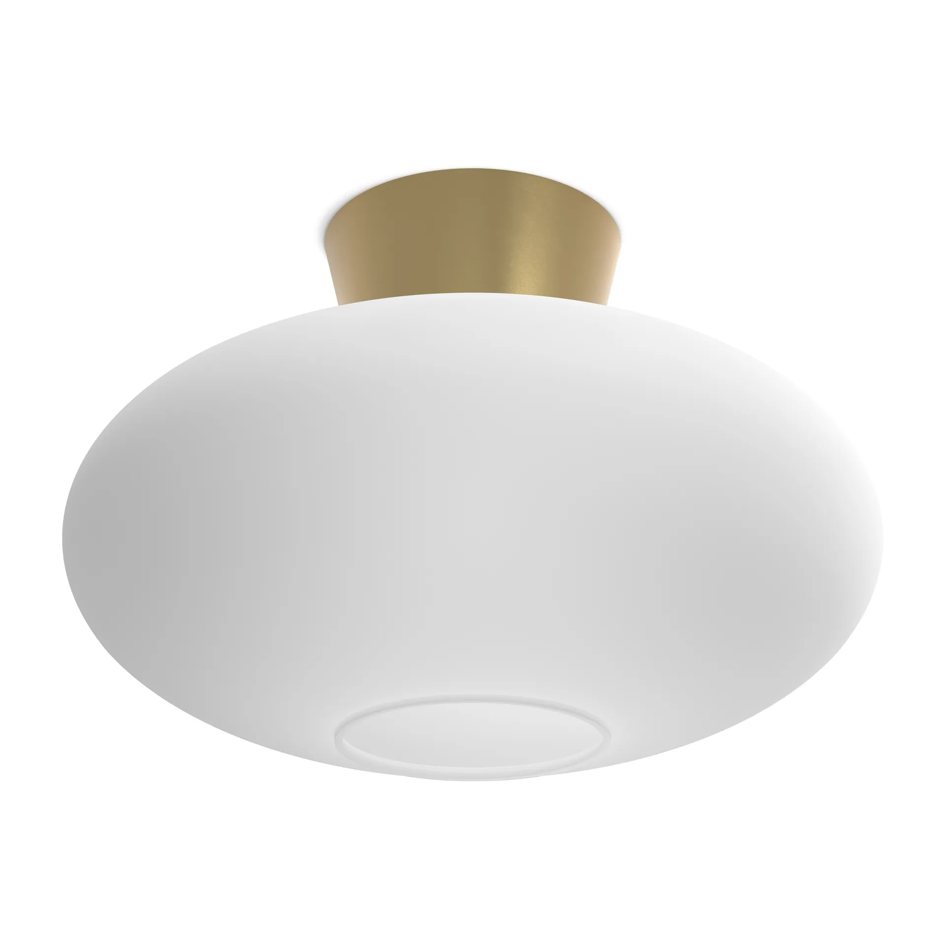 Bullo Loftlampe XL Ø38 Brass/Opal - Belid - Stue - Metal