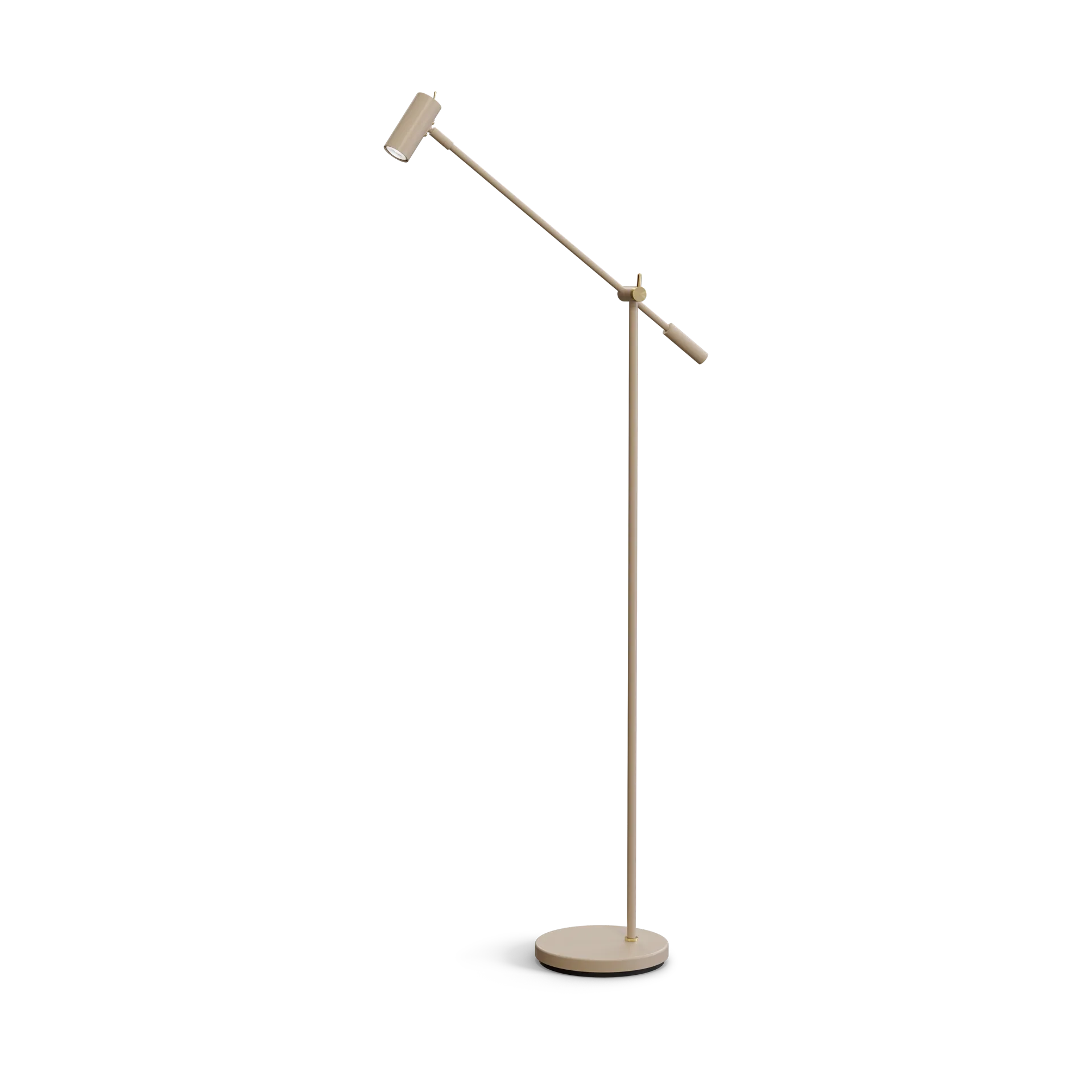 Belid Cato gulvlampe 134 cm Nougat-messing
