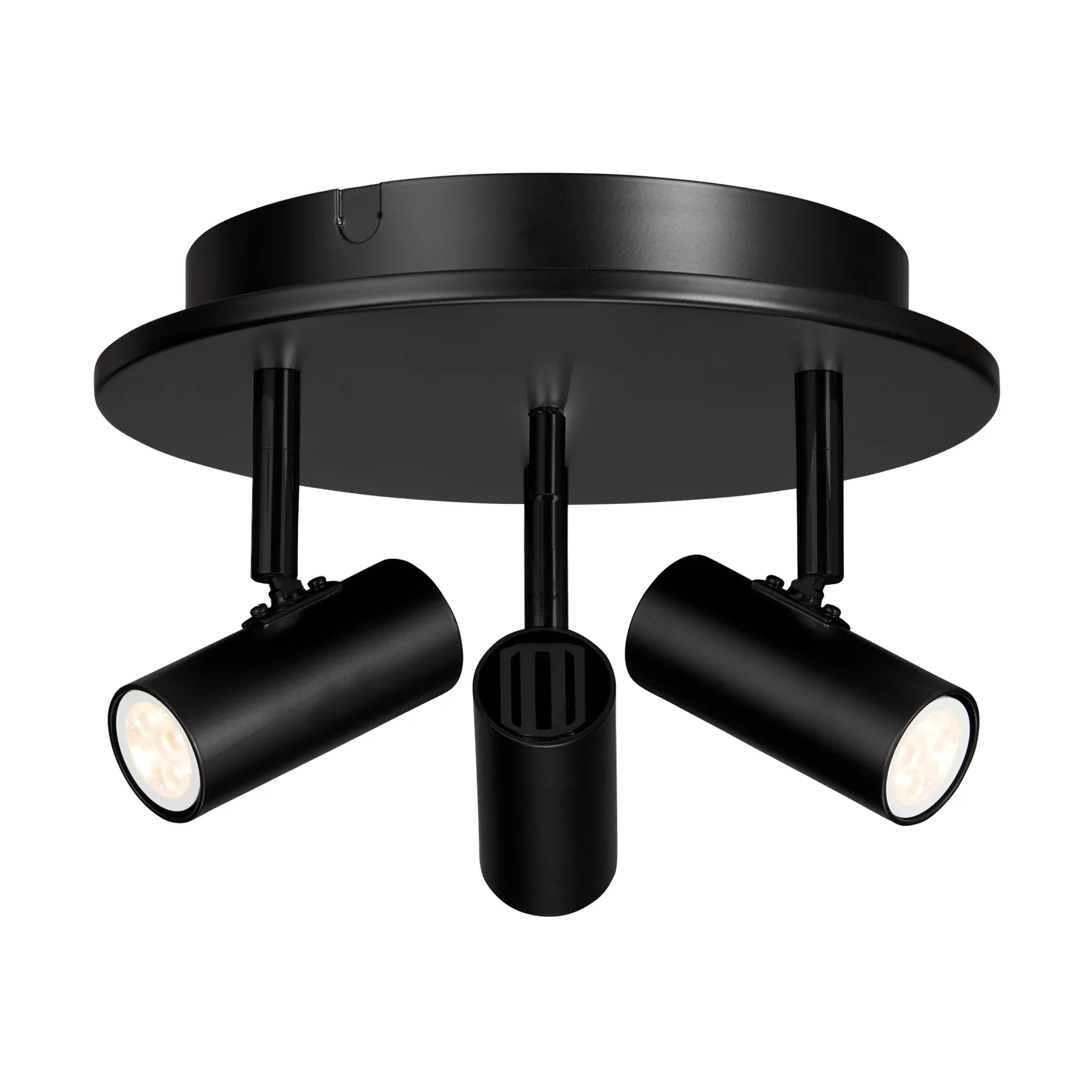 Belid Cato rund loftsspotlight 3 Mat sort