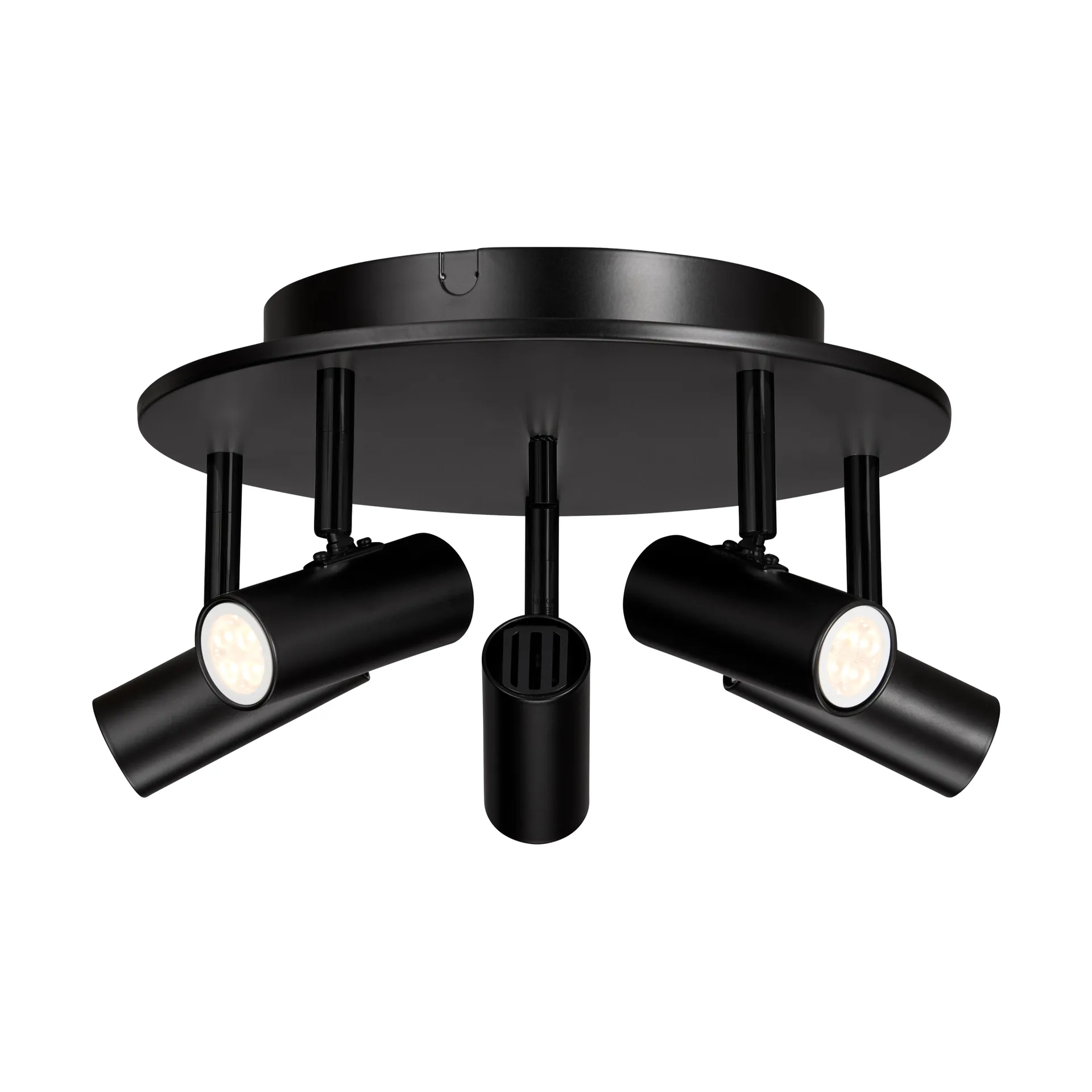 Belid Cato rund loftsspotlight 5 Mat sort