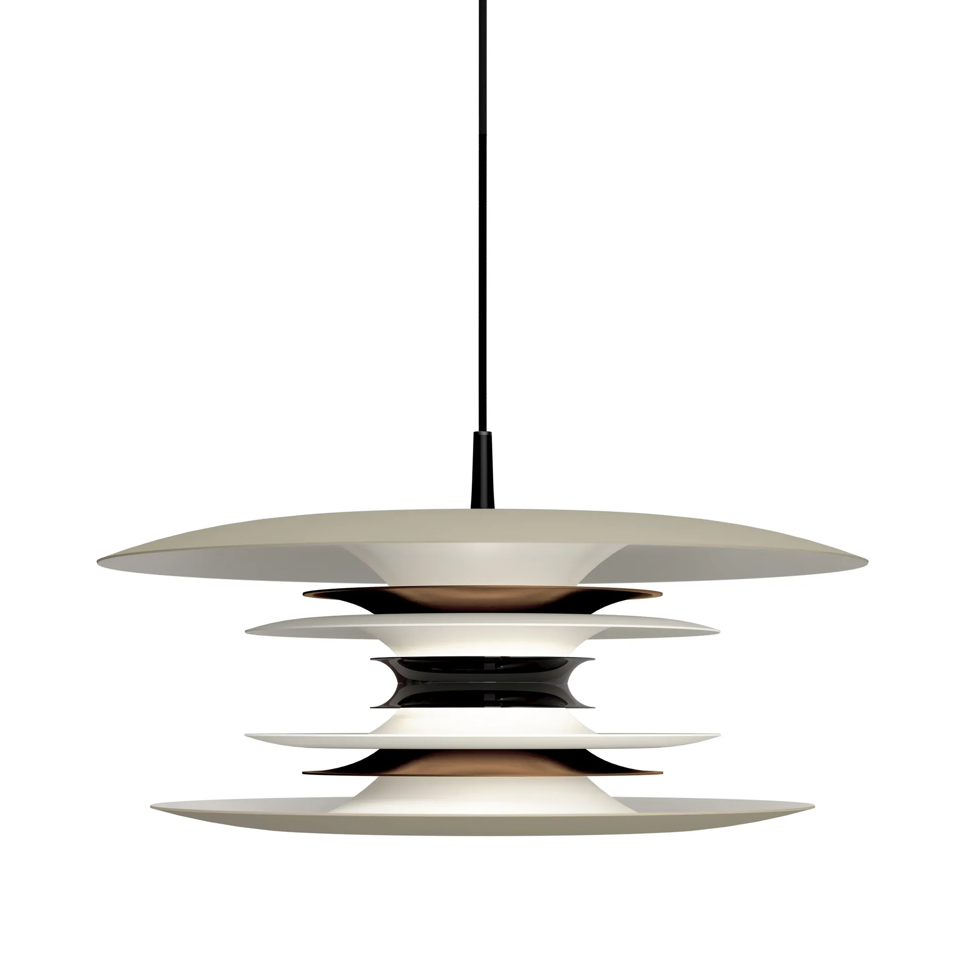 Belid Diablo taklampa Ø50 cm Sand-metallisk brons
