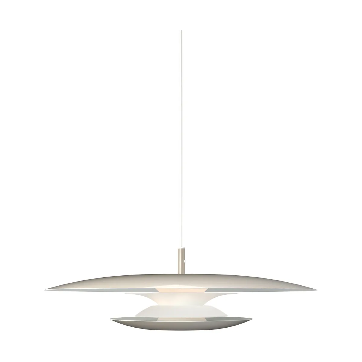 Eclipse hængelampe, Ø 48 cm, grå, metal, G9 - Belid - Stue - Design - Med én lyskilde