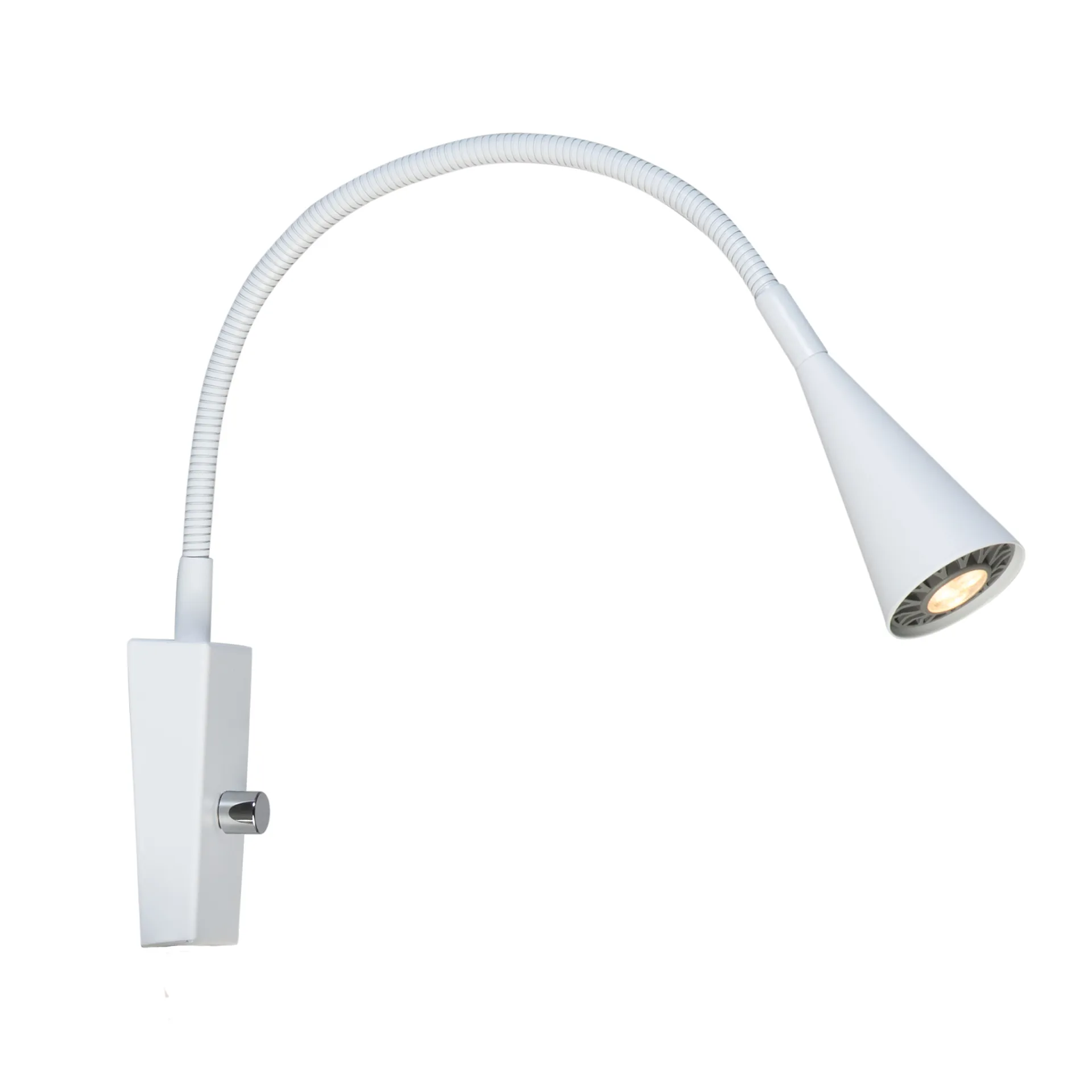 Ledro Væglampe Mat Hvid LED 12V Dæmpbar - Belid - Soveværelse - Metal