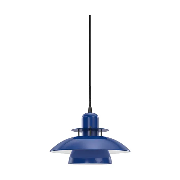 Primus IV pendel Ø28 cm, Djup blå-mattsvart