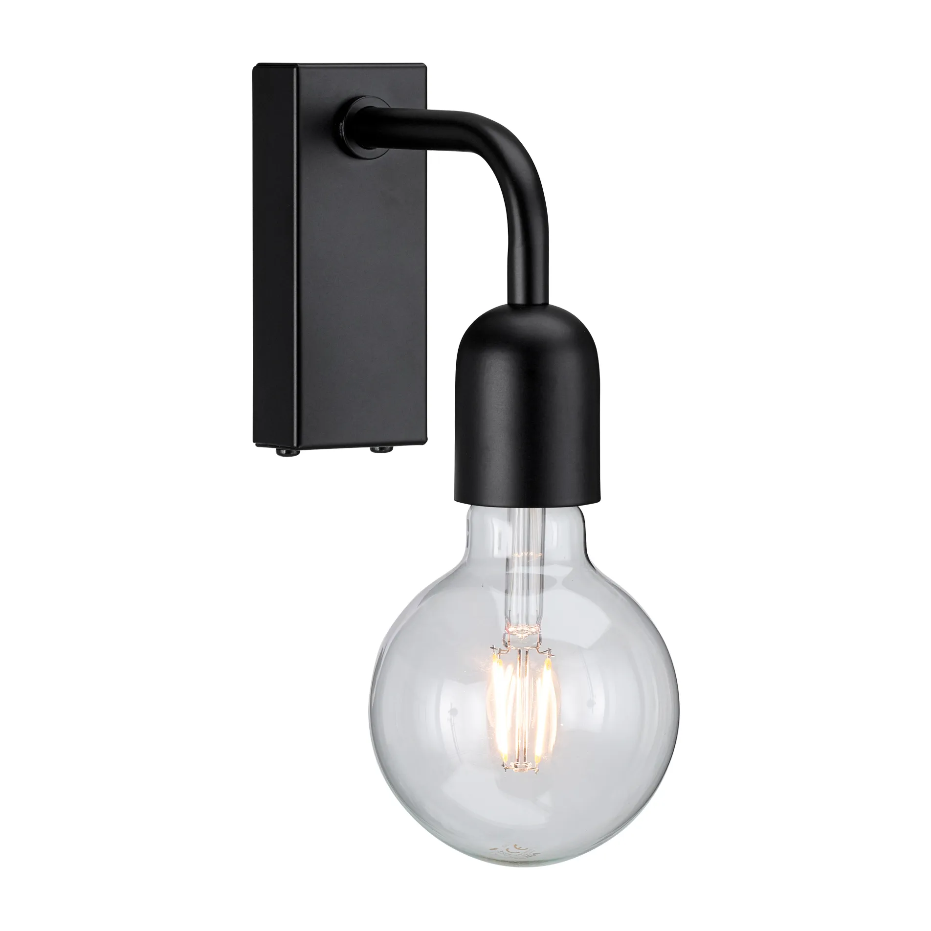 Regal 1 Væglampe Matt Black - Belid - Stue - Metal