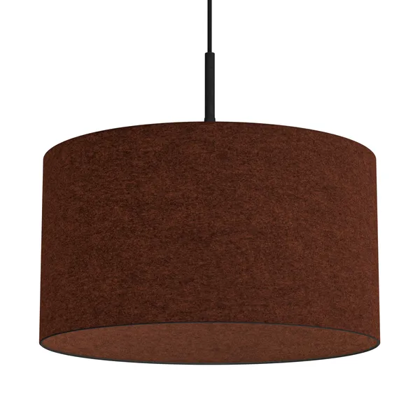 Soft pendel Ø40 cm, Roströd ull