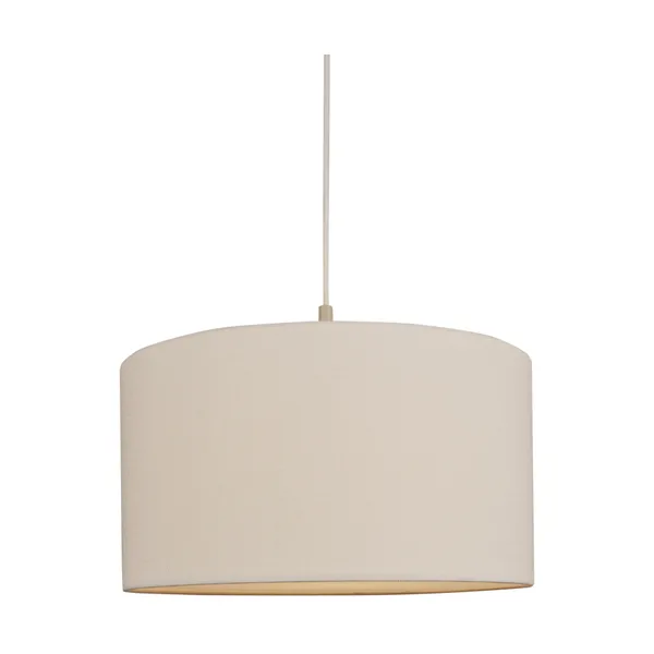 Soft pendel, Linne vit-sand, Ø44 cm