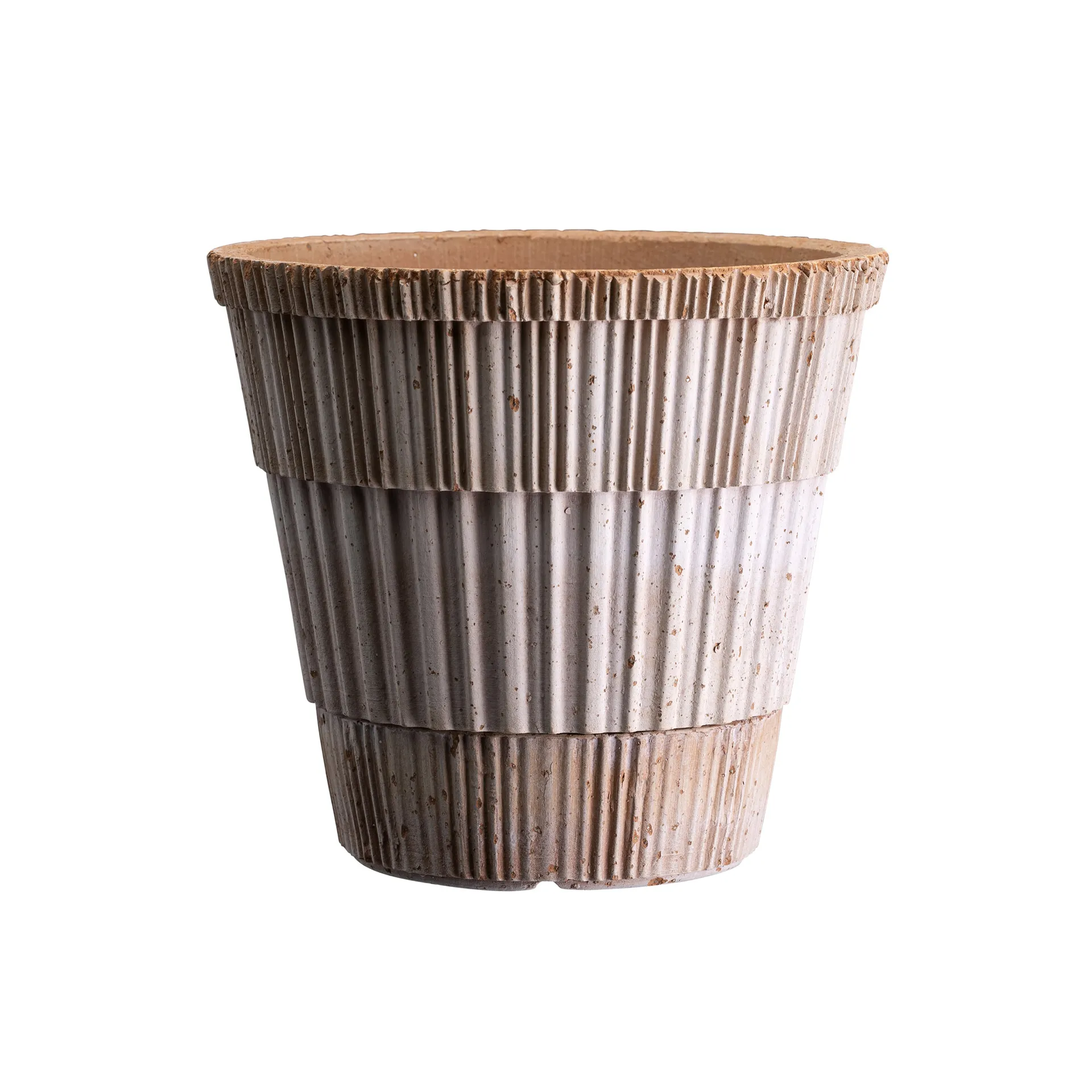 Bergs Potter Cache-pot Atlas raw avec soucoupe Rosa, Ø
