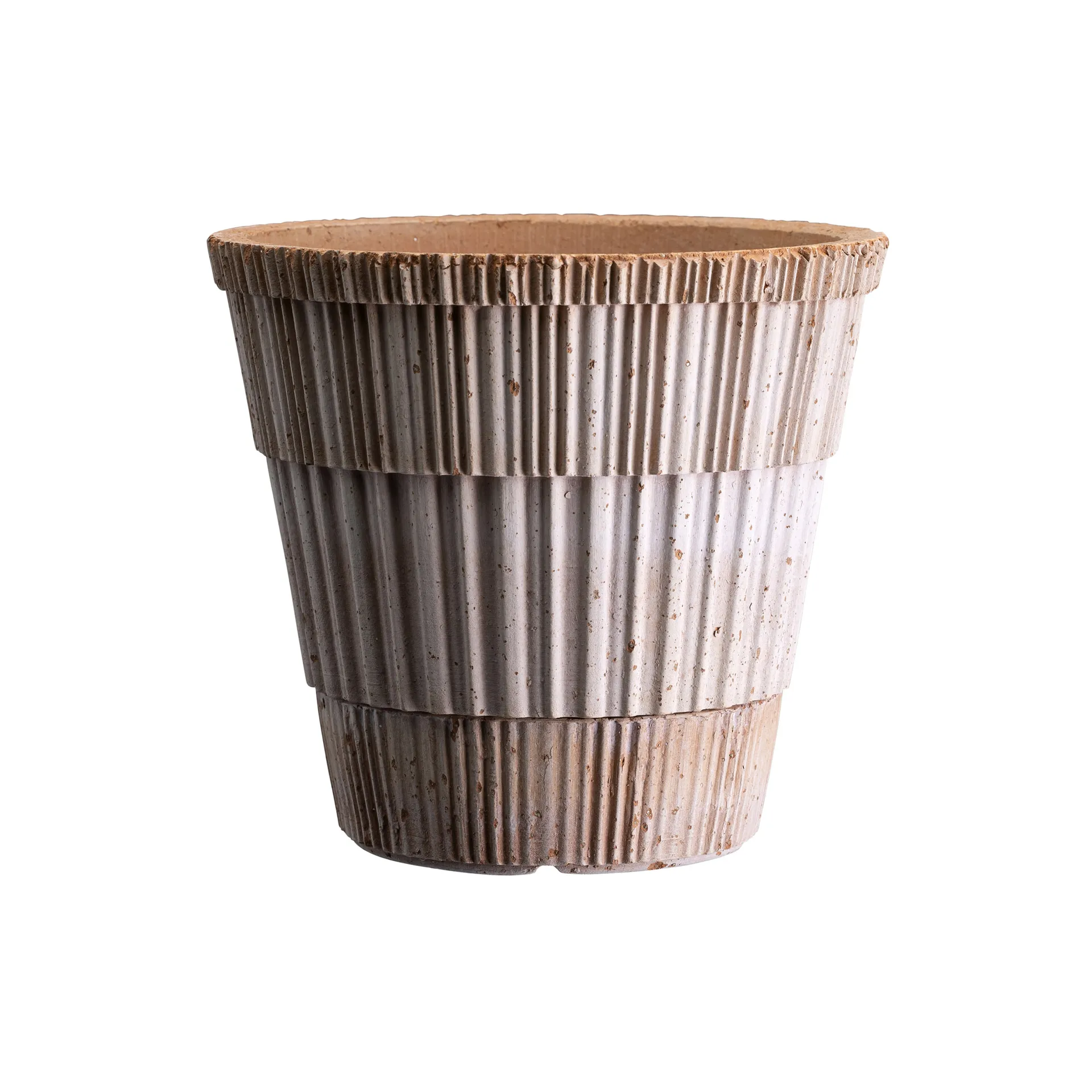 Bergs Potter Cache-pot Atlas raw avec soucoupe Rose, Ø