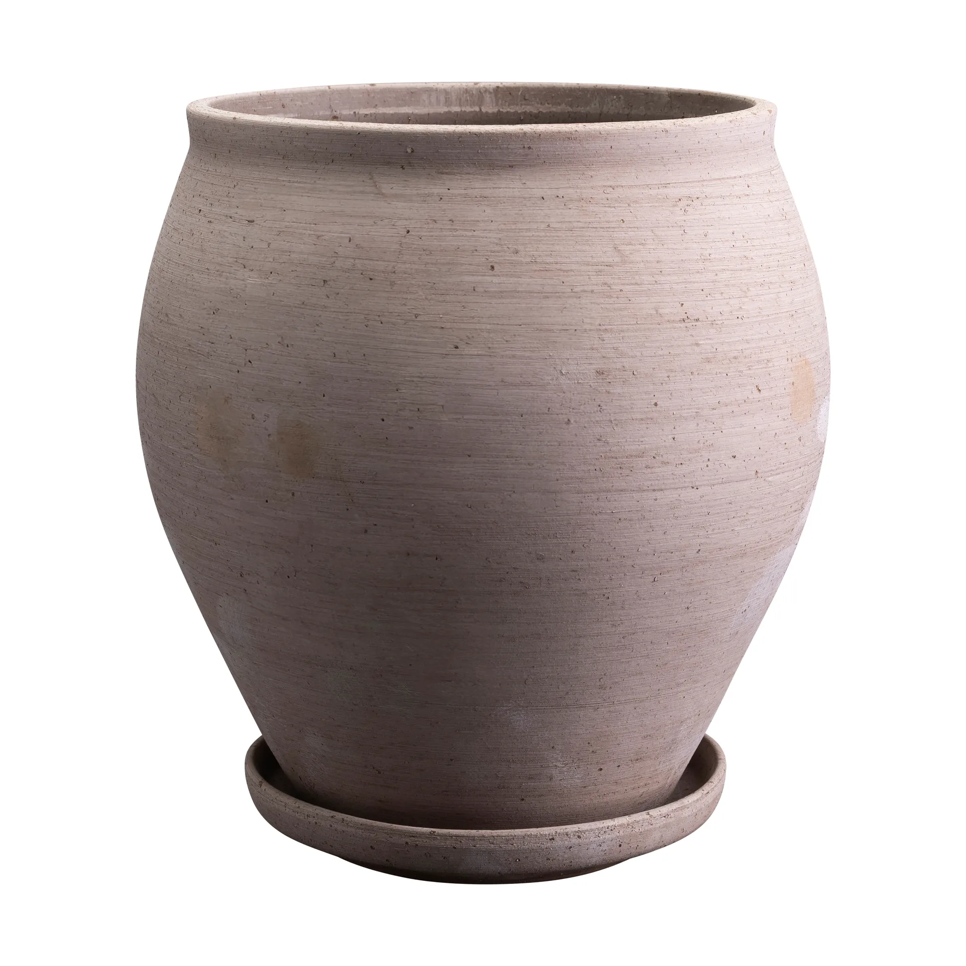 Bergs Potter Cache-pot avec soucoupe Delphi 2 pièces Gris, Ø — vue 3