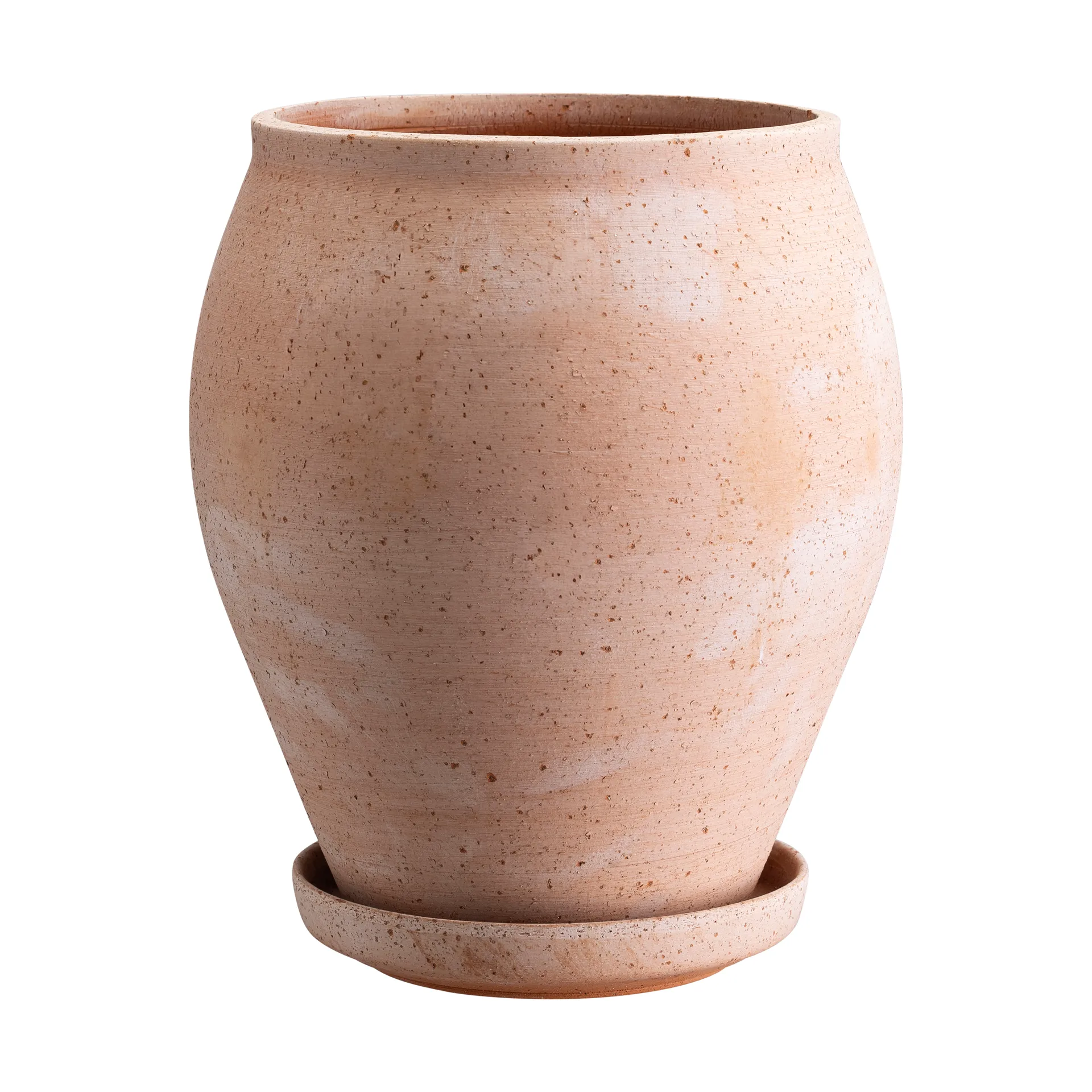 Bergs Potter Cache-pot avec soucoupe Delphi 2 pièces Rose, Ø, haut
