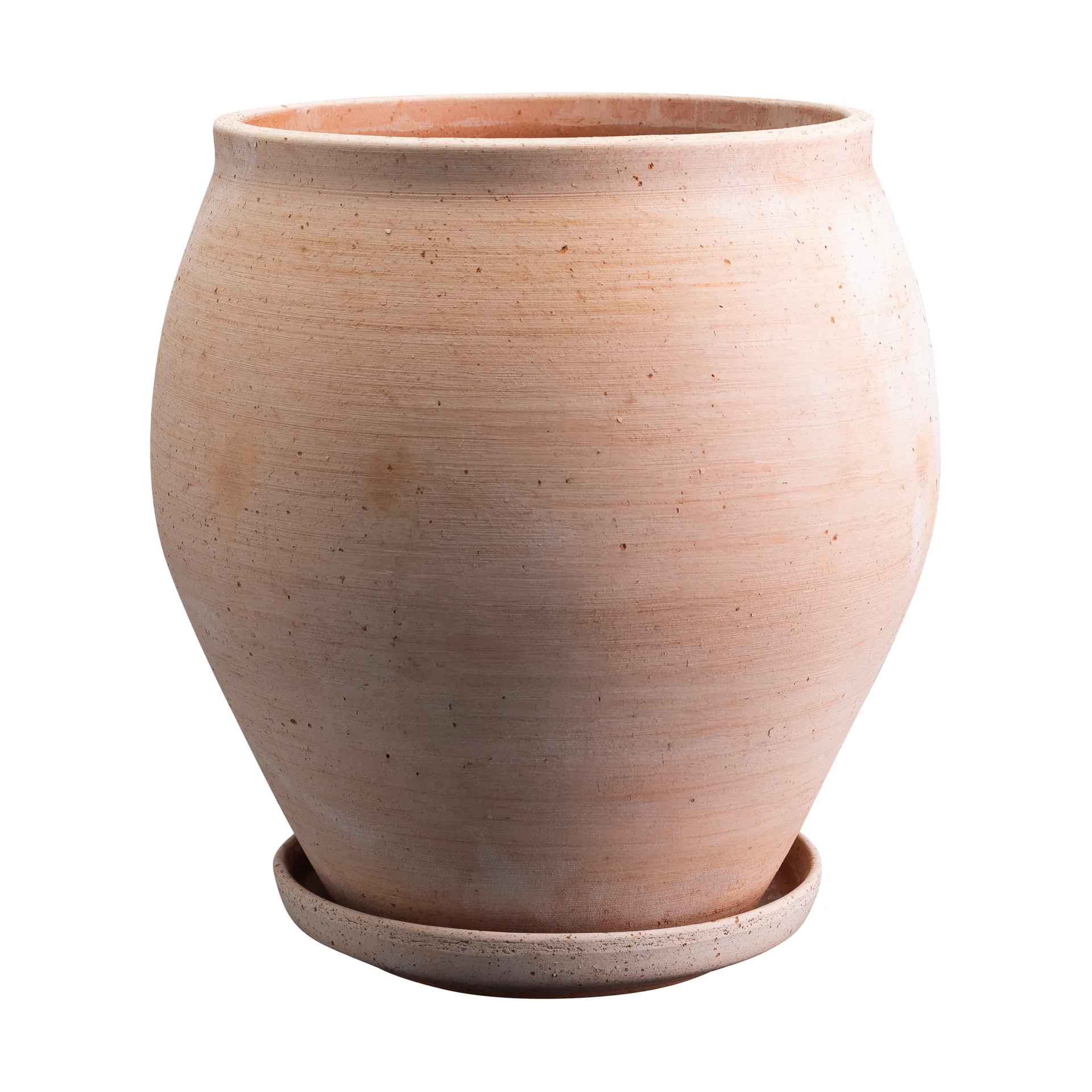 Bergs Potter Cache-pot avec soucoupe Delphi 2 pièces Rose, Ø — vue 3