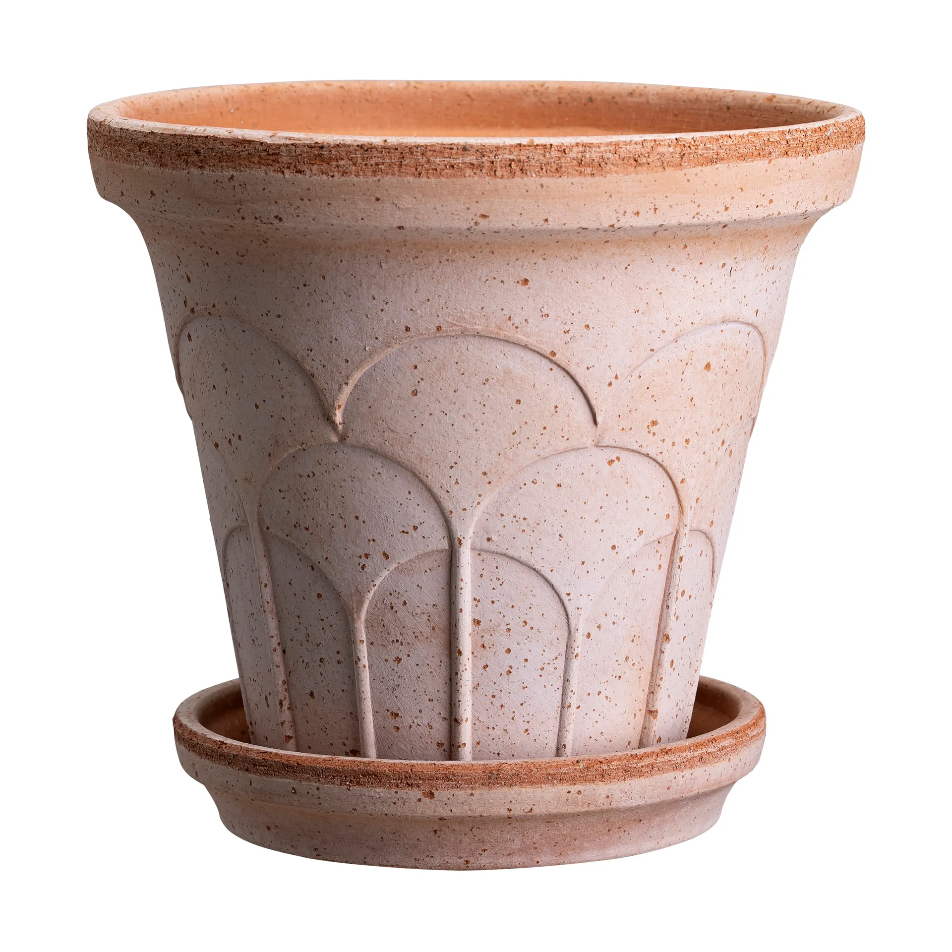 Bergs Potter Cache-pot avec soucoupe Fleur 2 pièces Rose, Ø
