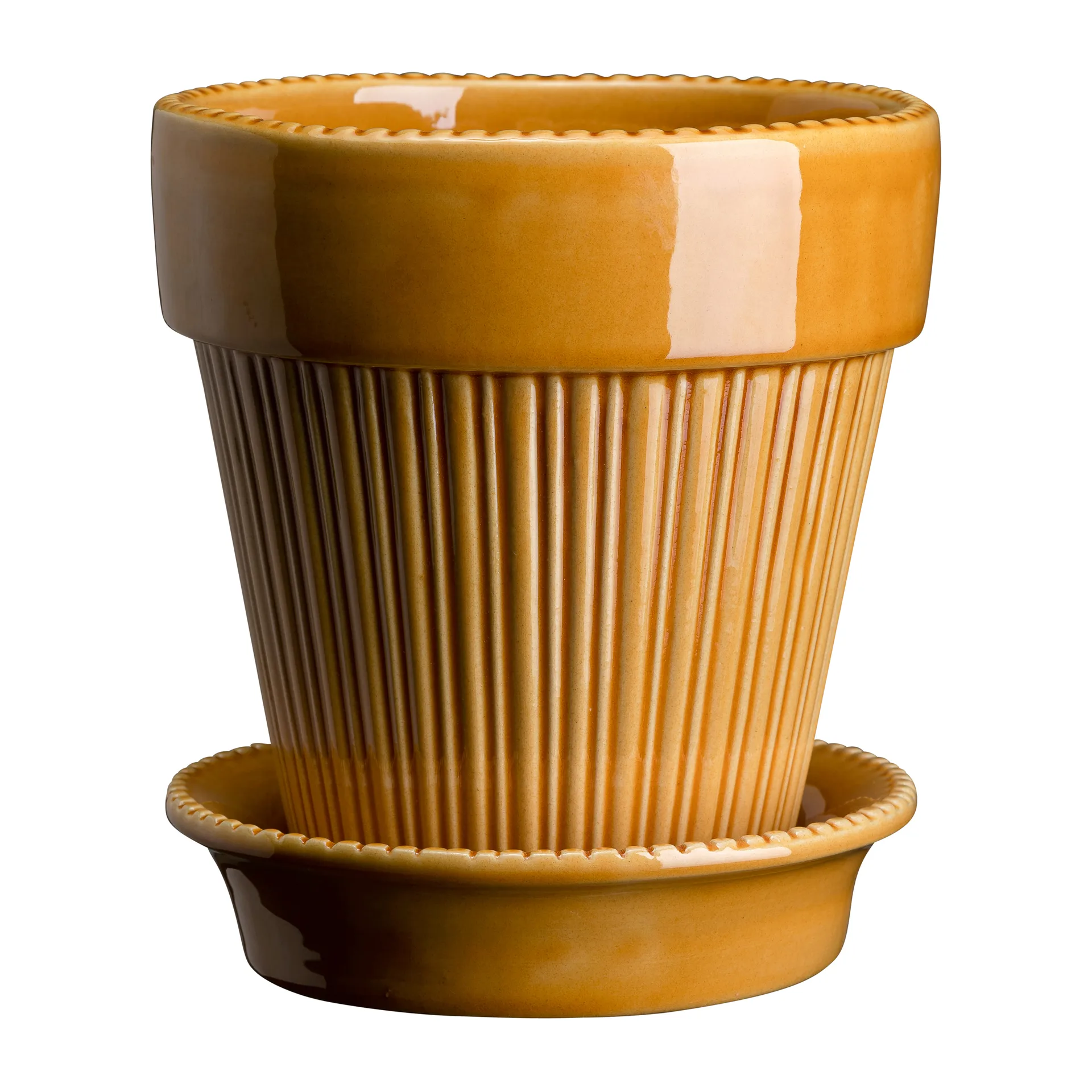 Bergs Potter Pot émaillé Simona Ø Yellow