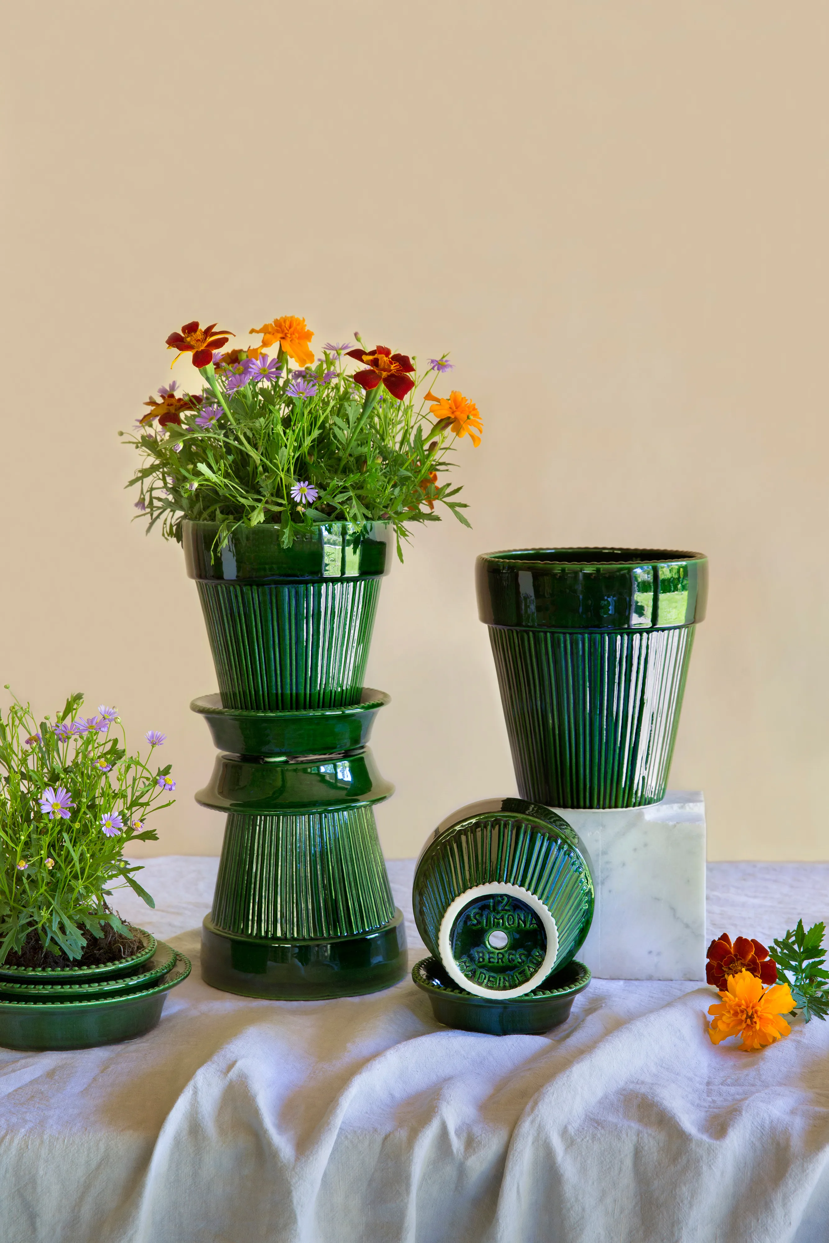 Bergs Potter | バーグスポッター からのSimona 植木鉢 glazed Ø12 cm