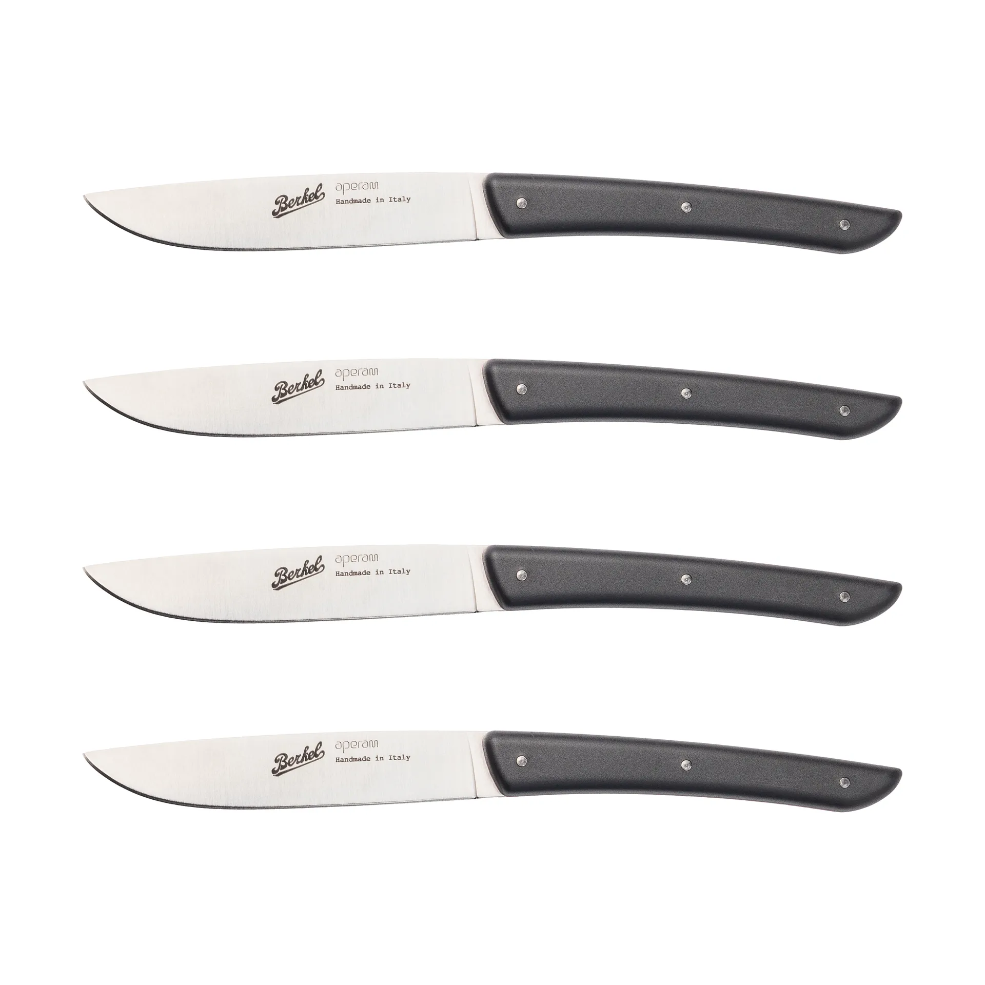Berkel Color kødkniv 4 stk. 11 cm Black