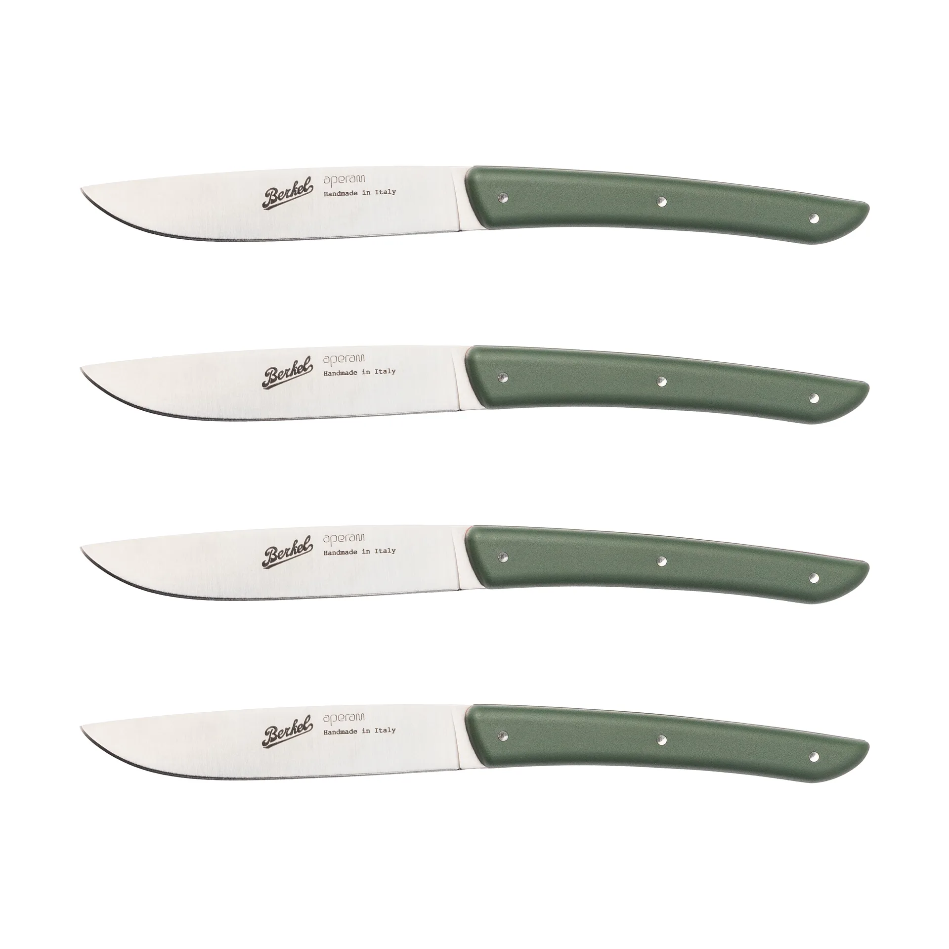 Berkel Color kødkniv 4 stk. 11 cm Olive Green