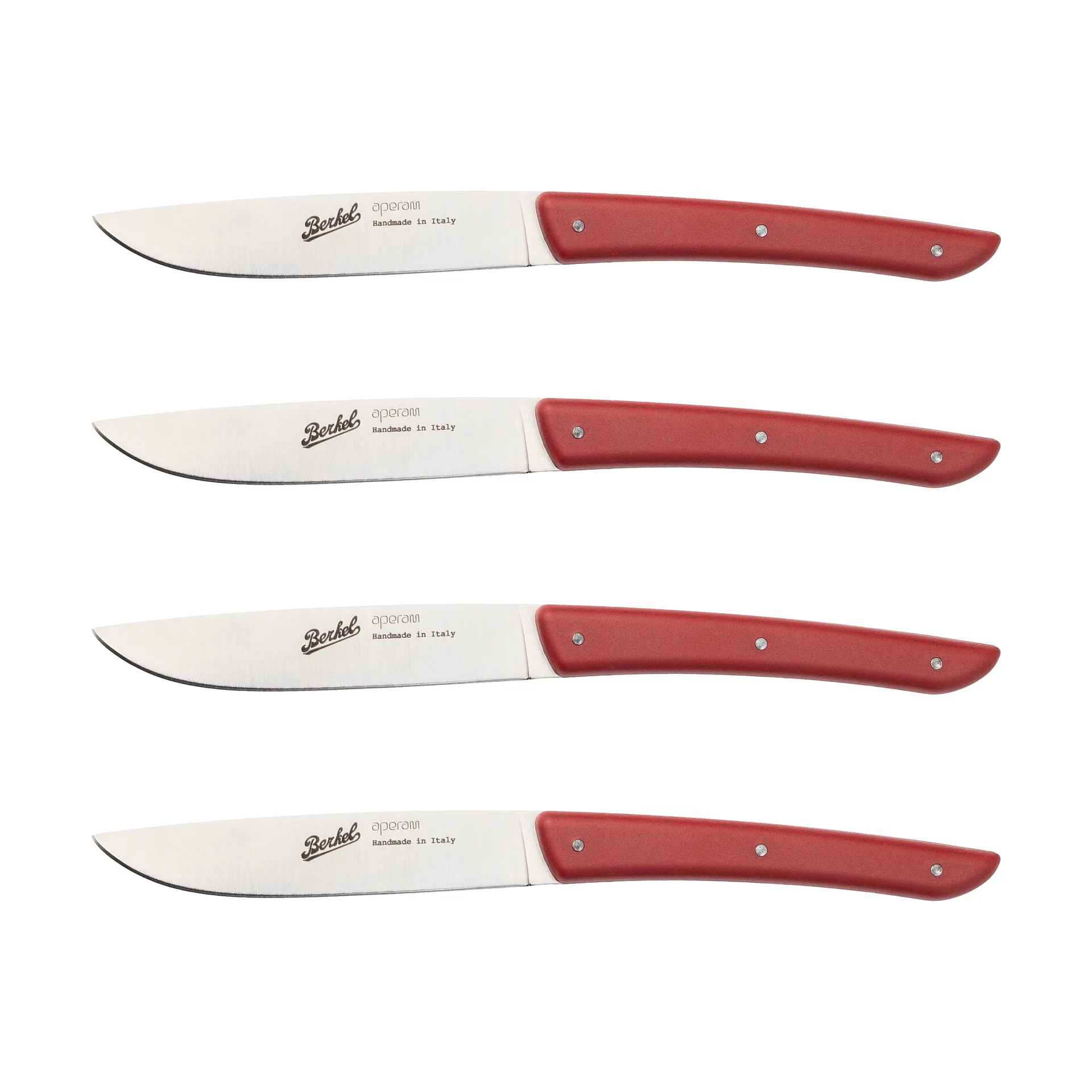 Berkel Color k&ouml;ttkniv 4-pack 11 cm Red