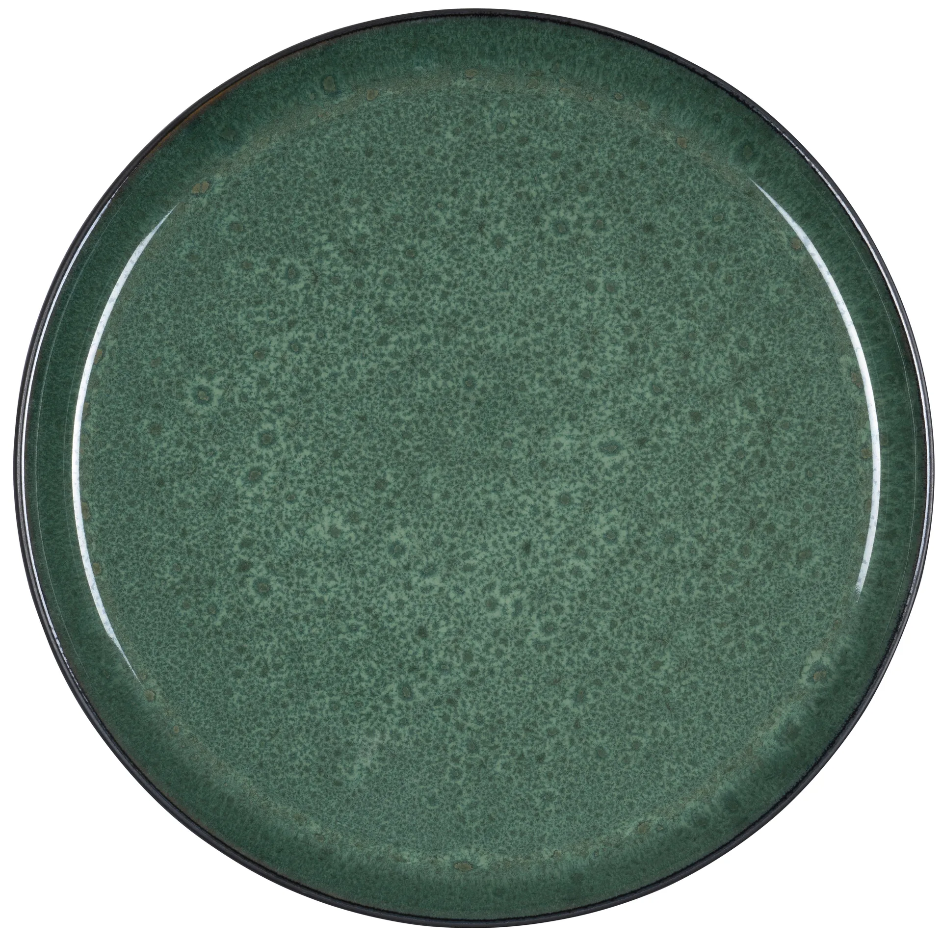 Bitz Bitz bord gastro Ø27 cm Zwart-groen