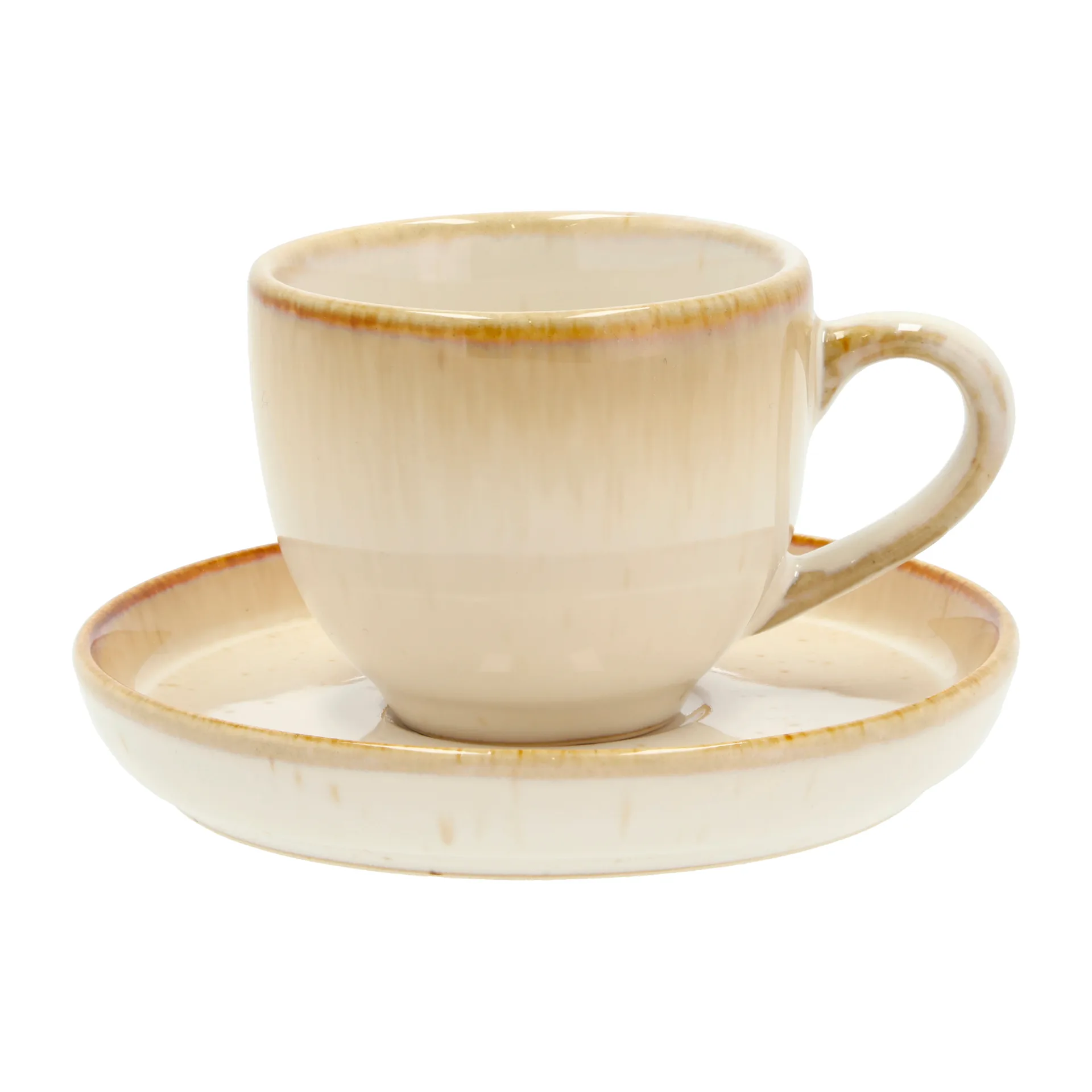 Bitz Bitz Clara espressokop med underkop 7 cl Cremehvid