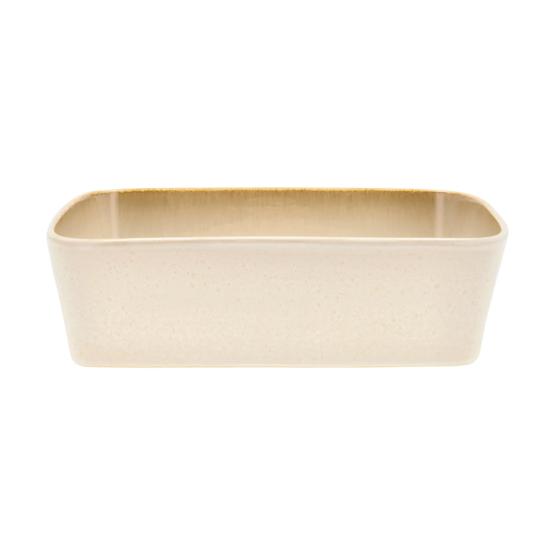 Christian Bitz - BITZ Fad rektangulært 28 x 21 x 8 cm Creme/creme