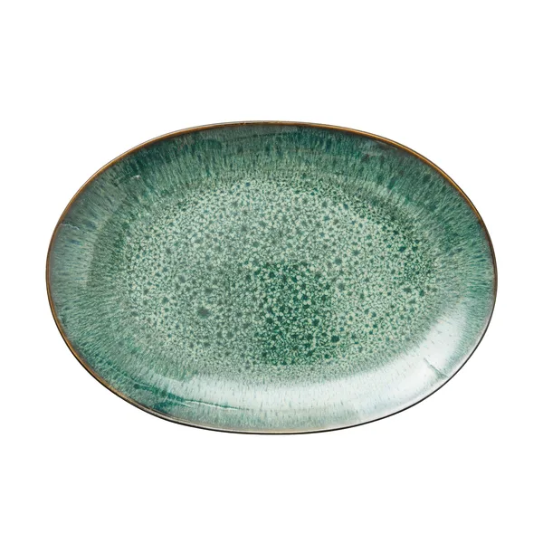 Bitz fat ovalt 25x36 cm, Svart