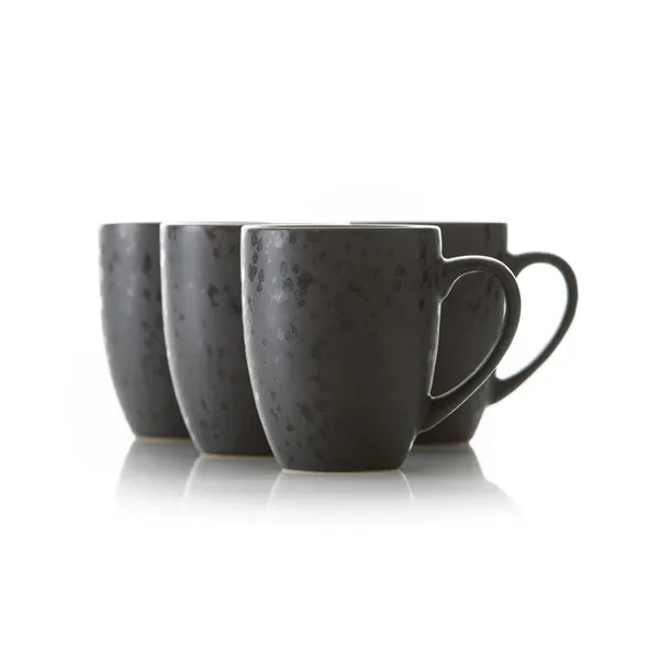 Bitz mugg svart 4-pack, Set 1