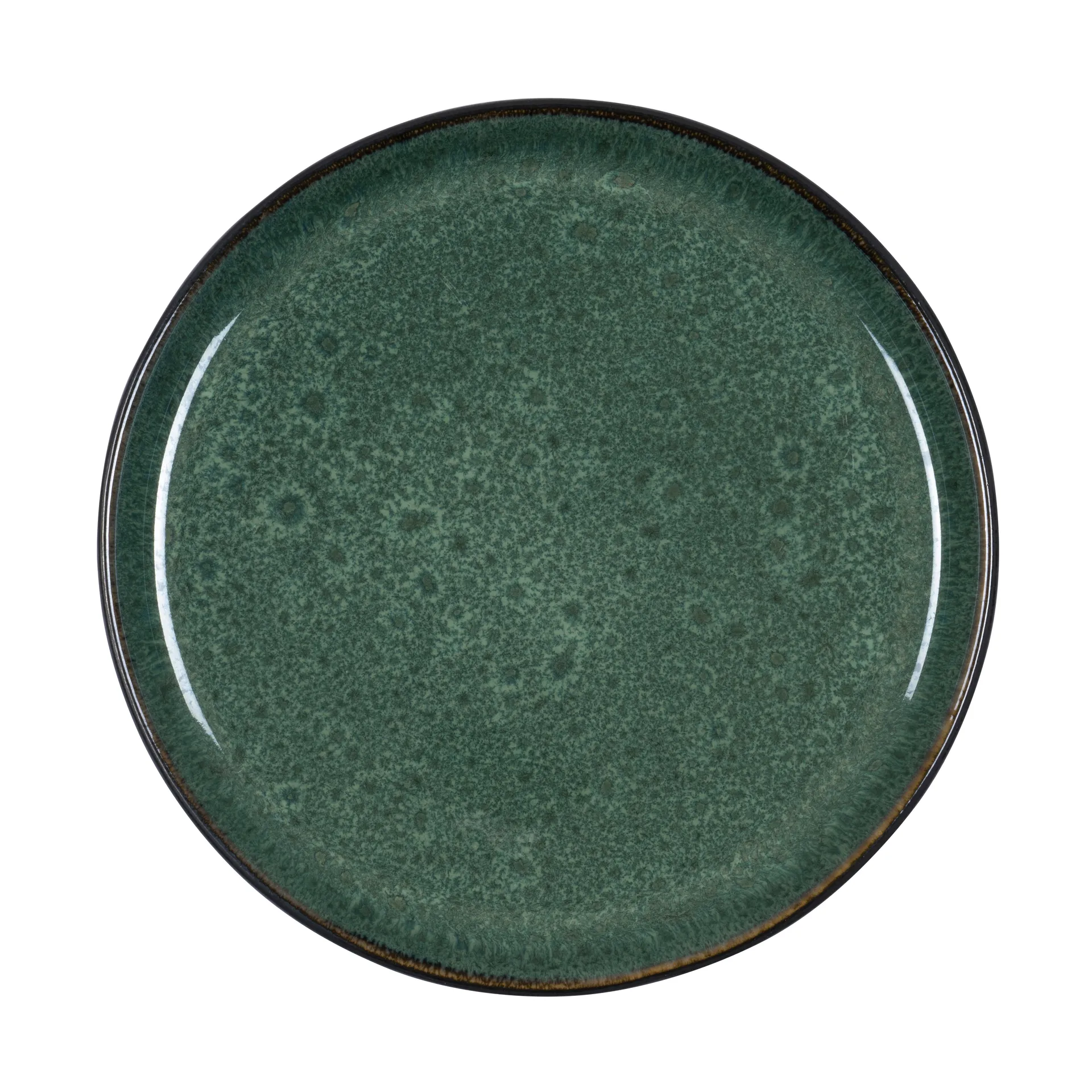 Bitz Bitz tallerken gastro Ø 21 cm Sort/Grøn