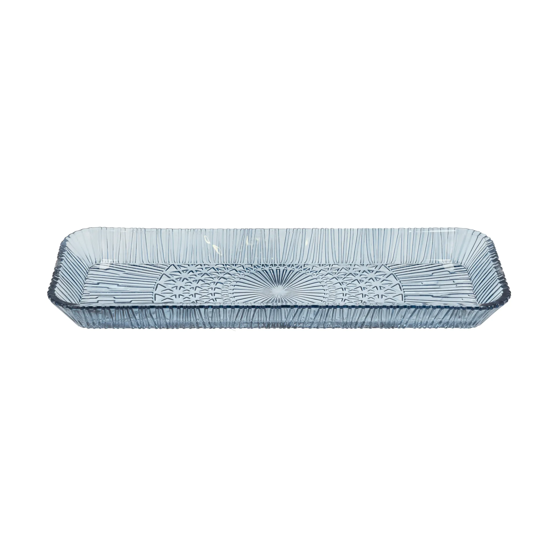 Bitz Kusintha serveringsfad rektangulært 14x38 cm Blue