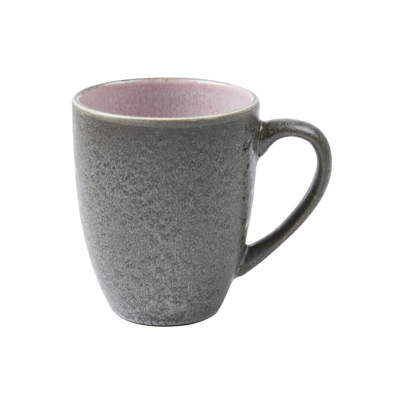 Bitz Mugg 30 cl Stengods Gr&aring;-rosa