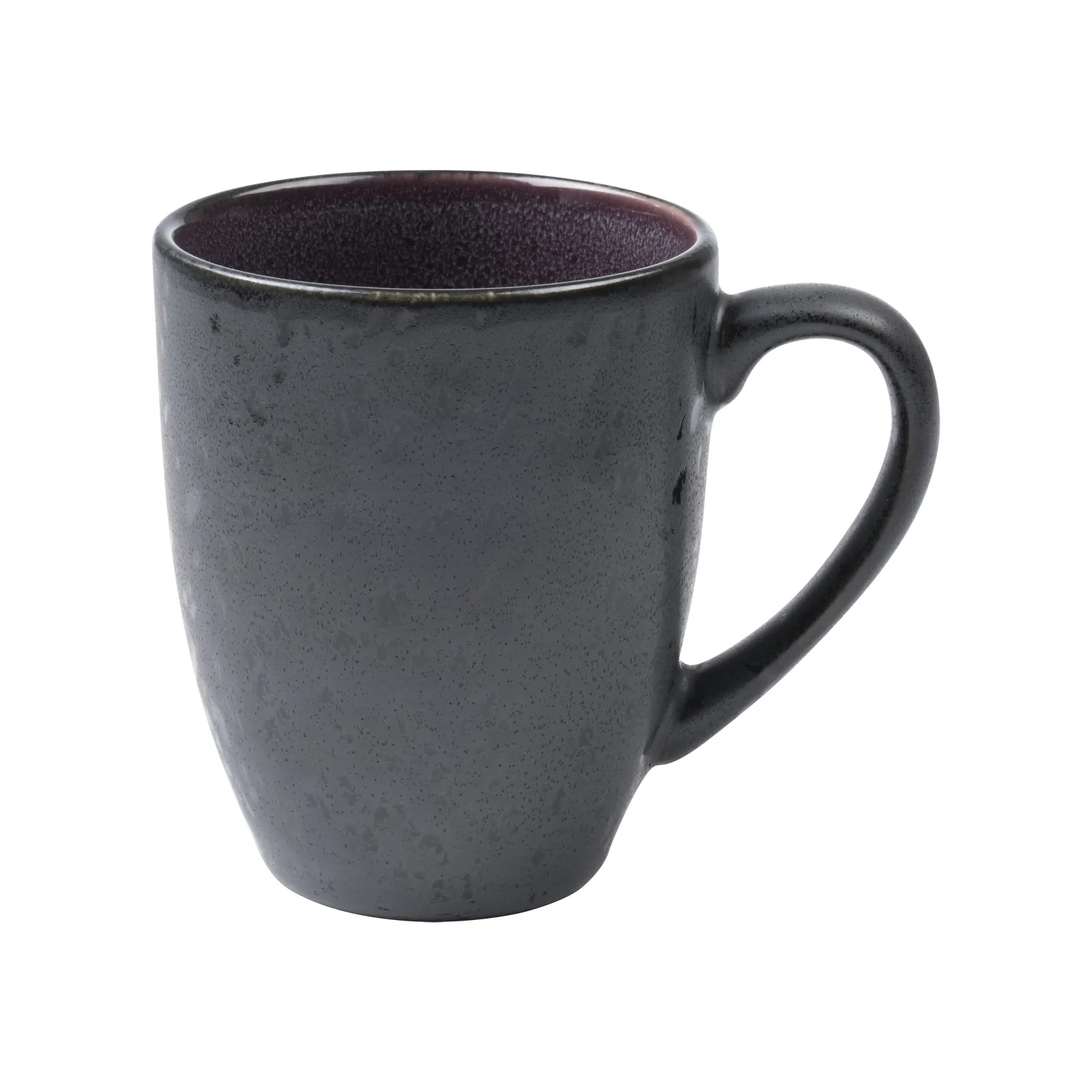 Bitz Mugg 30 cl Stengods Svart-lila