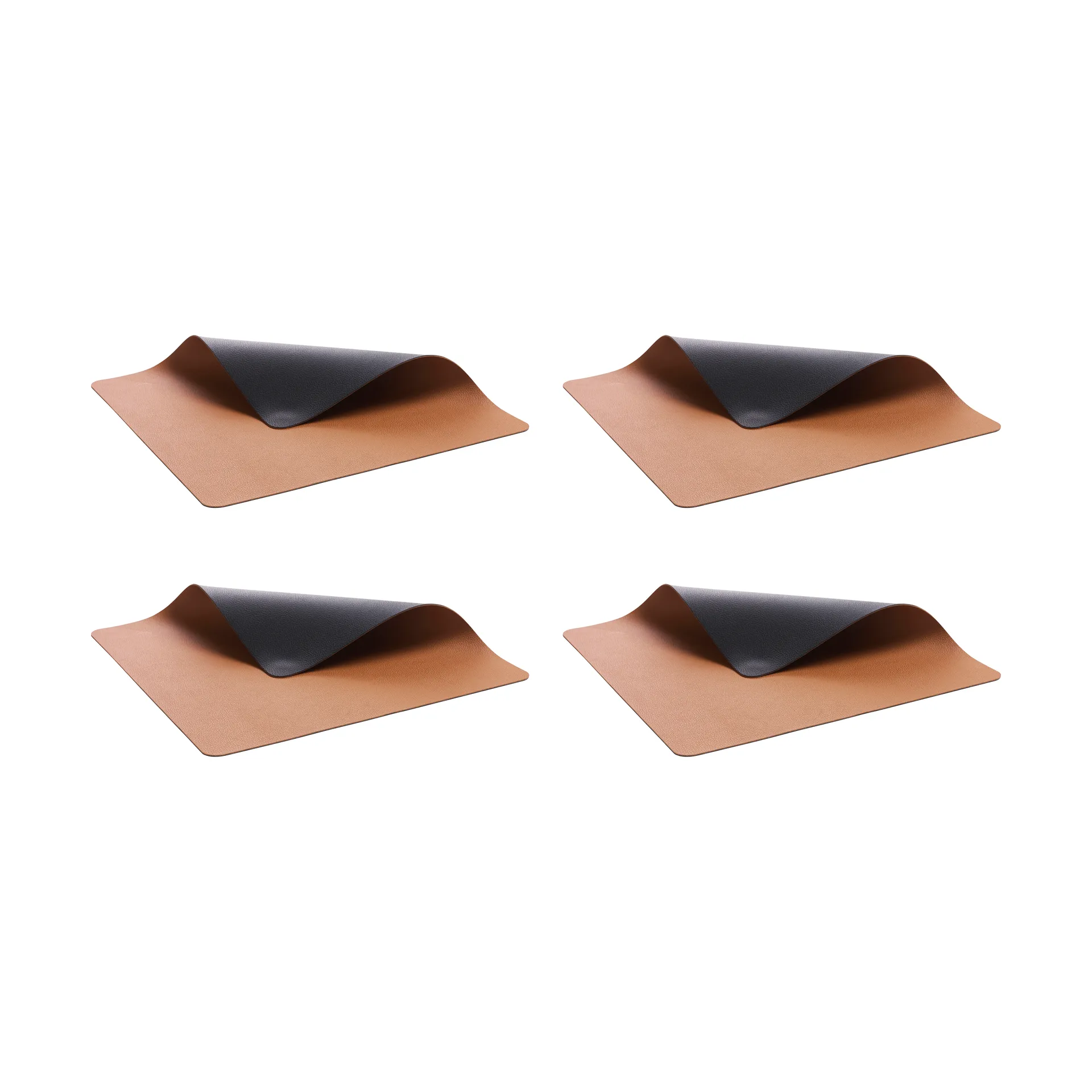 Bitz Set de table Bitz cm Lot 4 Noir-brun