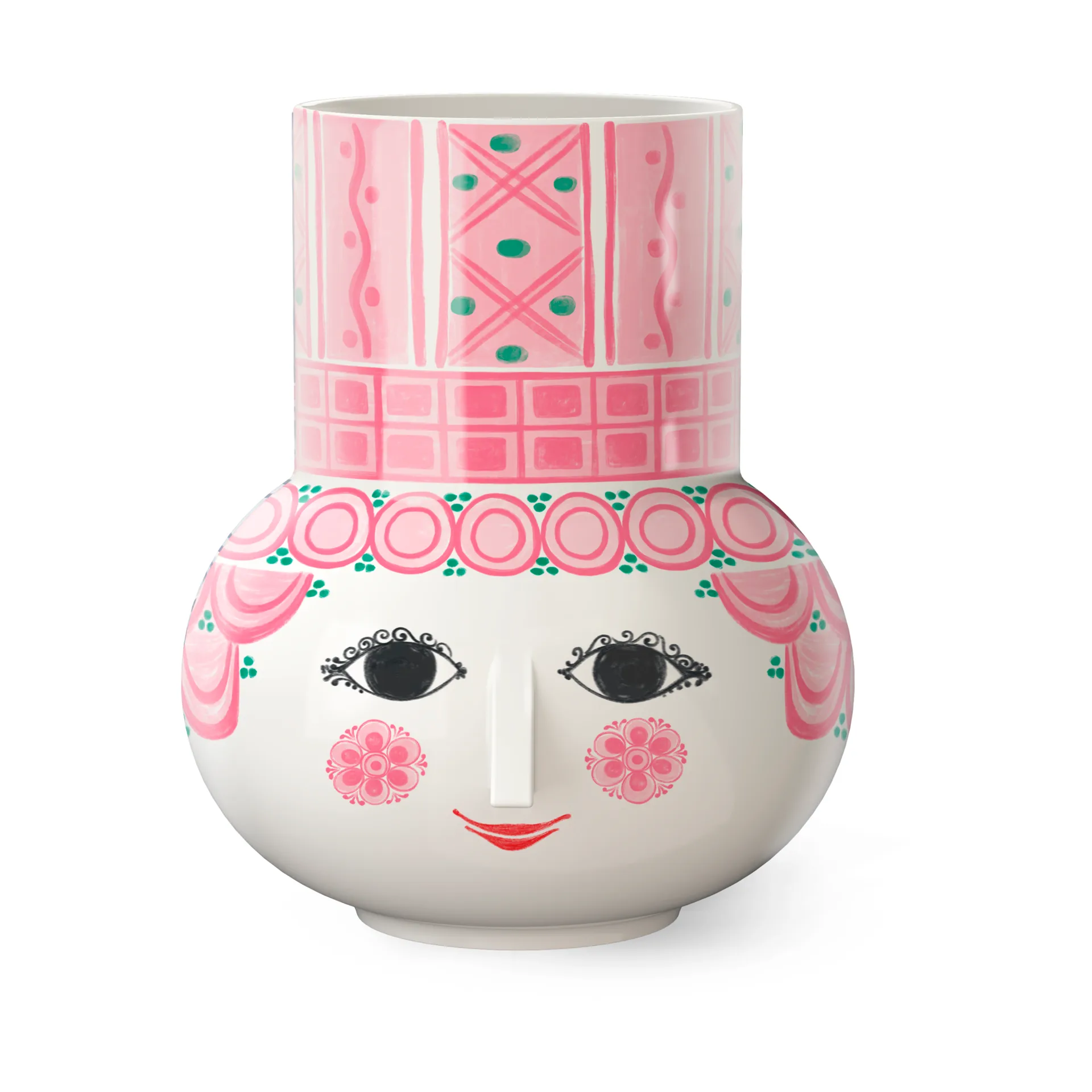 Bjørn Wiinblad - Wiinblad Olga Vase H15 cm pink