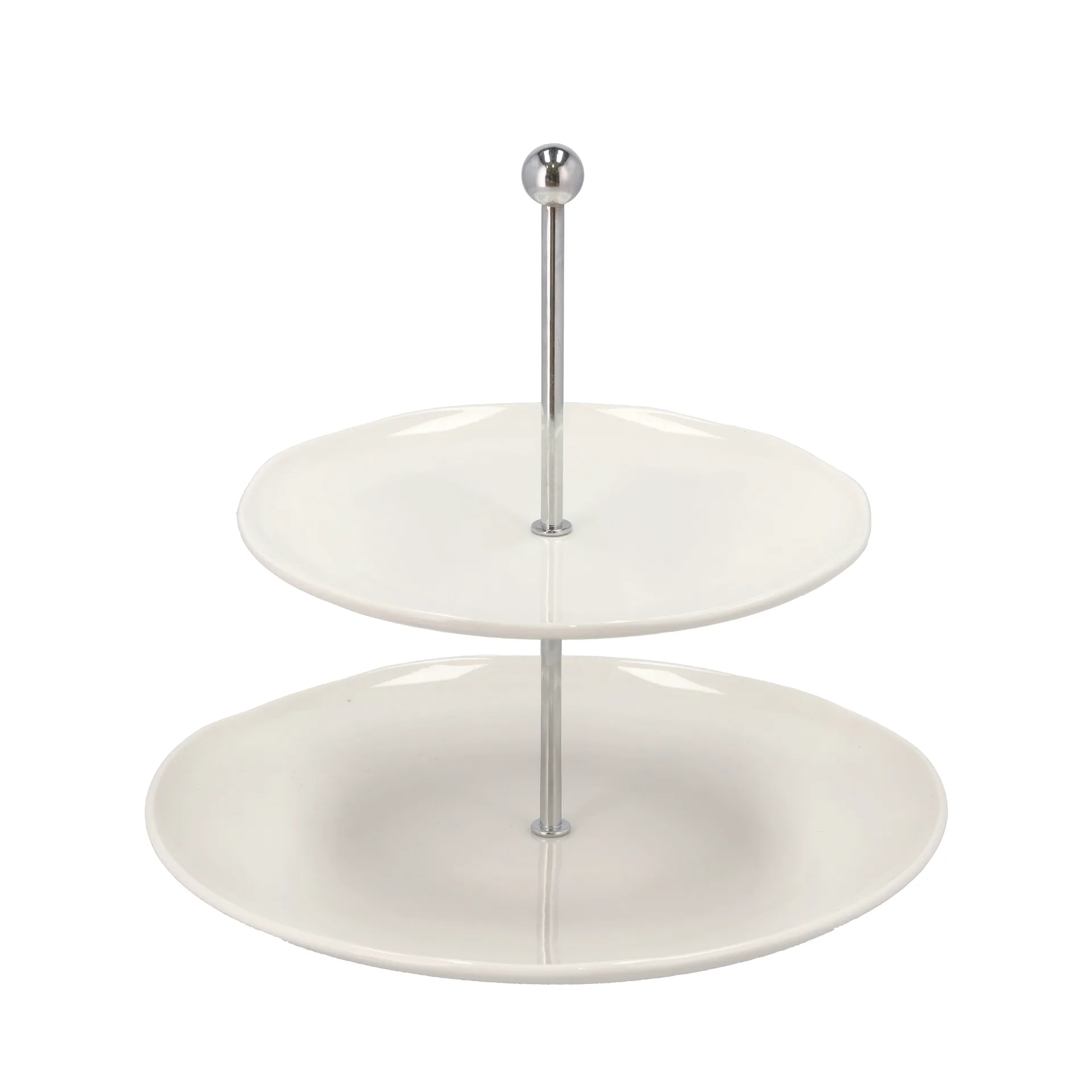 Blomsterbergs Etagefad 27 cm-20 cm Hvid