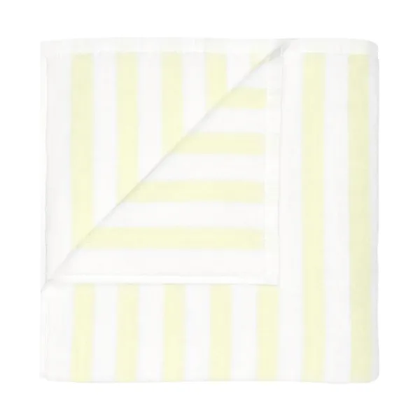 Arto handduk, White-transparent yellow, 70x140 cm