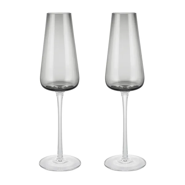 Belo champagneglas 20 cl 2-pack, Smoke