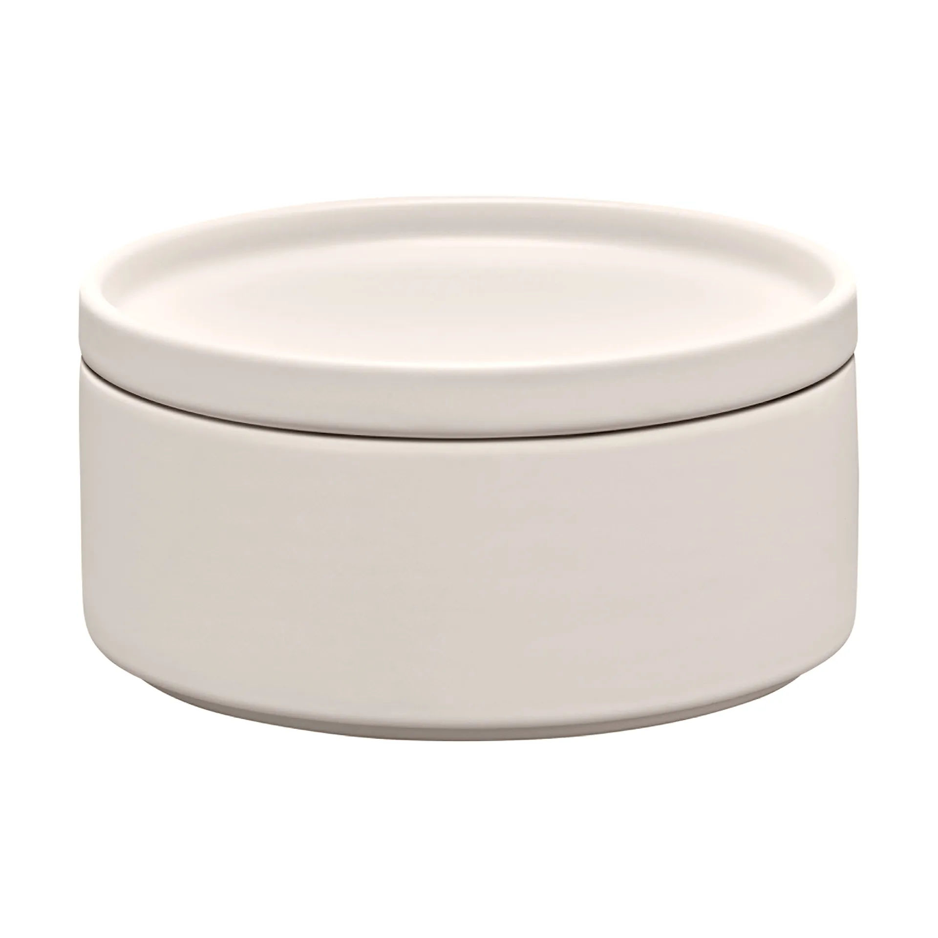 blomus Boîte de rangement avec couvercle Pilar Moonbeam, Ø15,5x7,5 cm