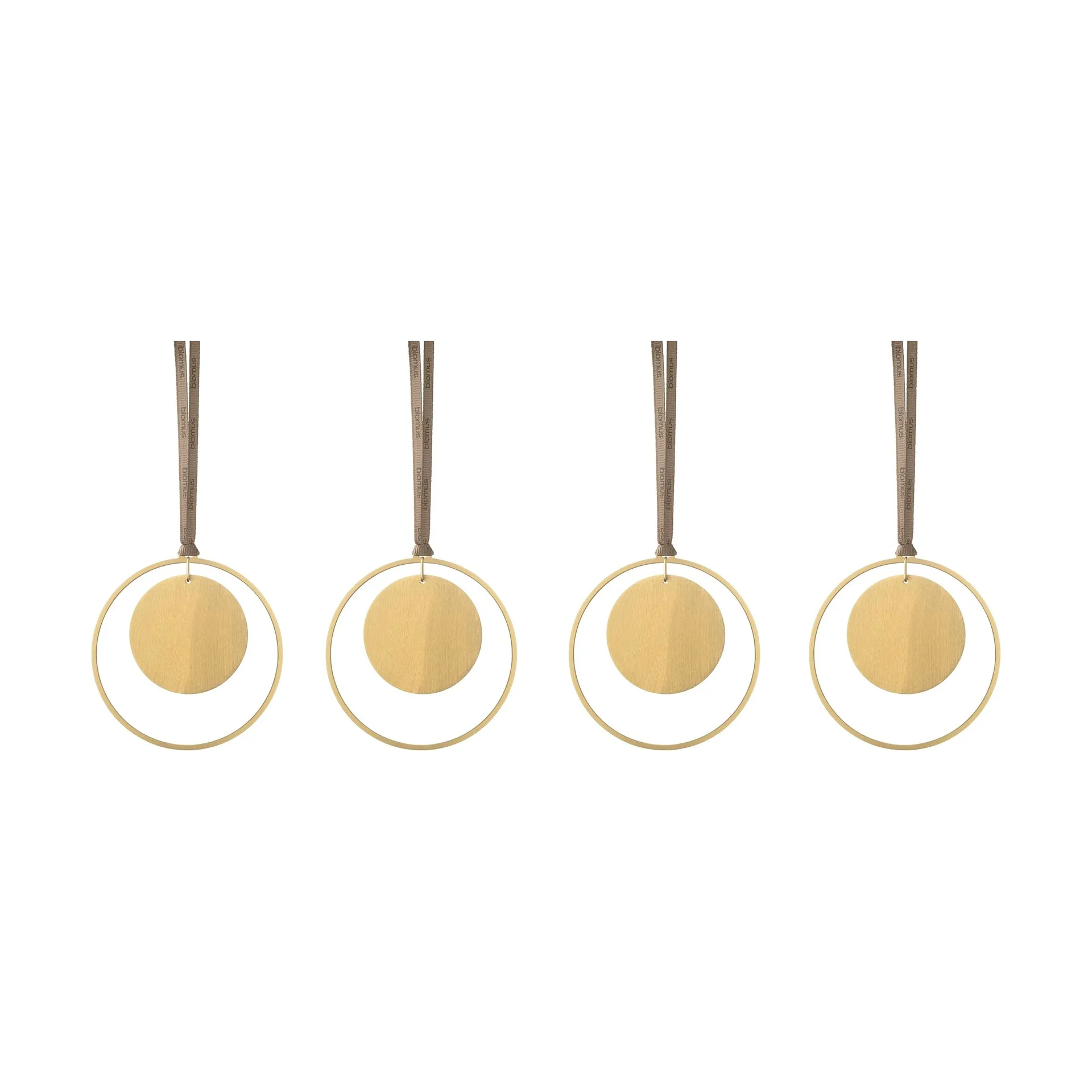 blomus Décoration de Noël KITAI 8,5 cm lot de 4 Circle