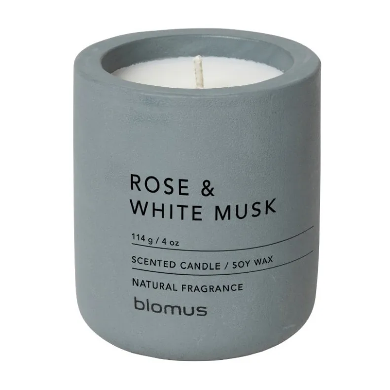 blomus Fraga duftlys 24 timer Rose & White Musk/Flintstone