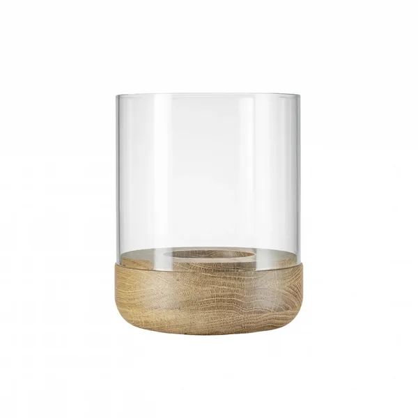 Lanto lanterna ljuslykta S Ø10 cm, Transparent-oak