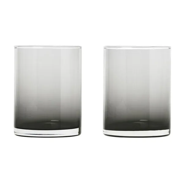 Mera tumblerglas 22 cl 2-pack, Smoke