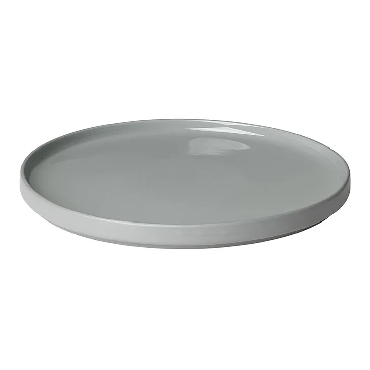 blomus Pilar middagstallerken – Ø27 cm Mirage grey